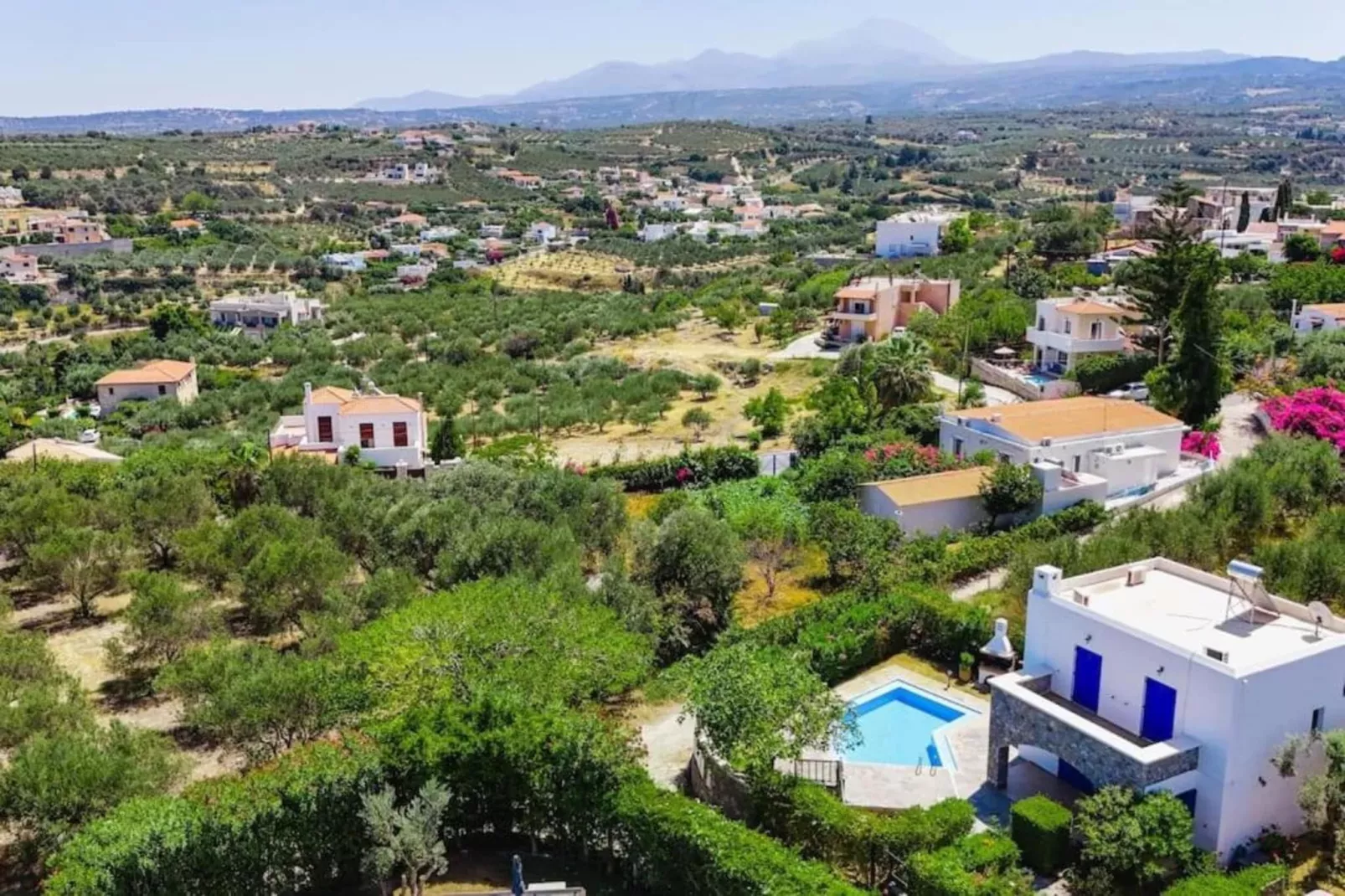 Villa Athina-Gebieden zomer 20km