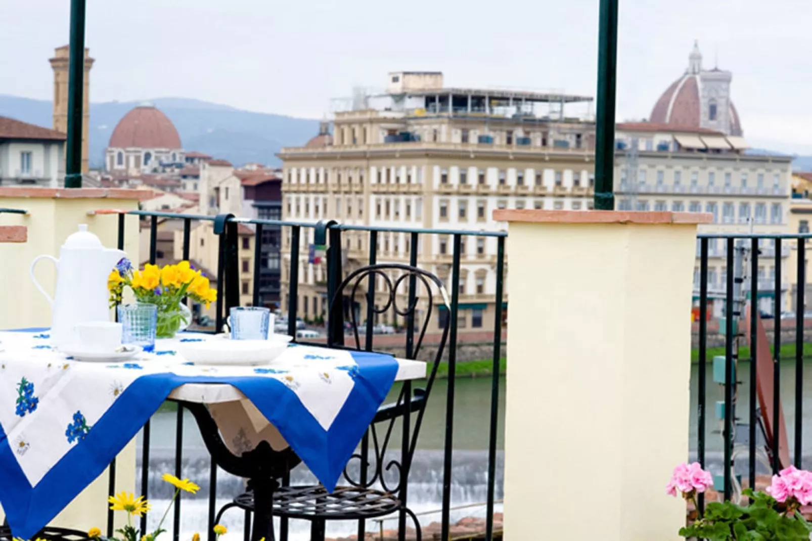 Firenze Bellosguardo-Terrasbalkon
