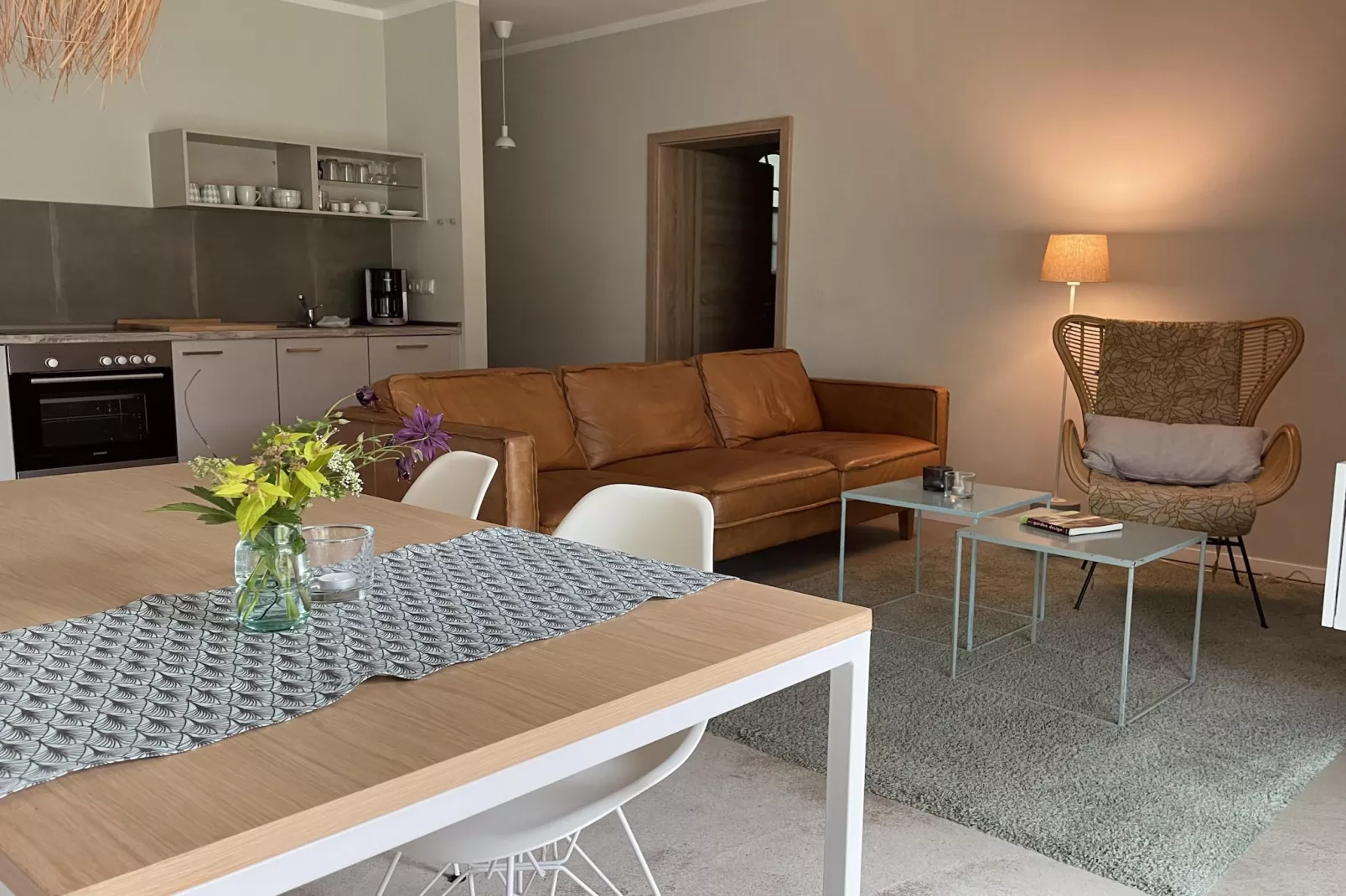Moderne Ferienwohnung 3-Woonkamer