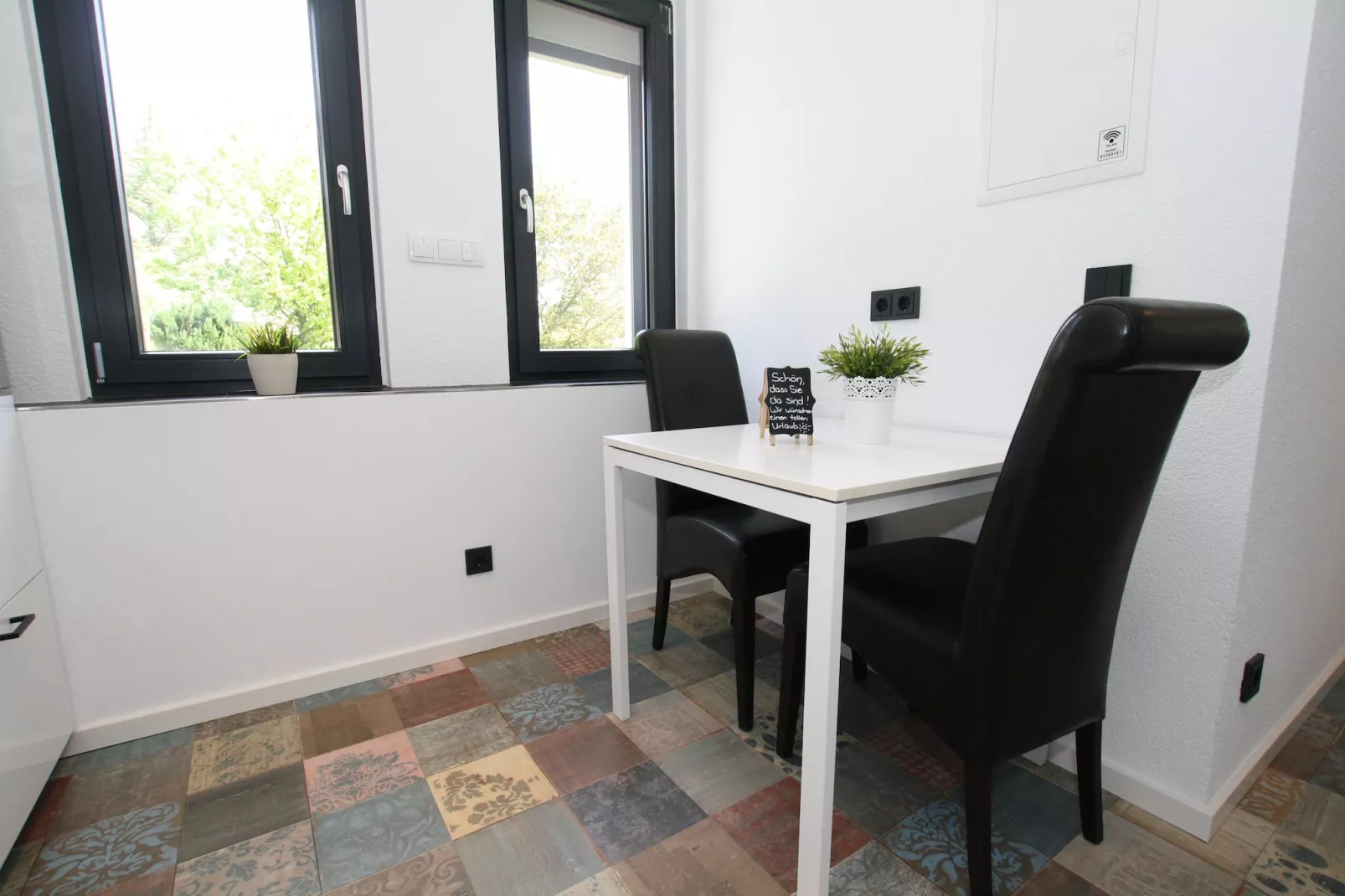 Ferienhaus mit Wasserblick 3 Pers-Eetkamer