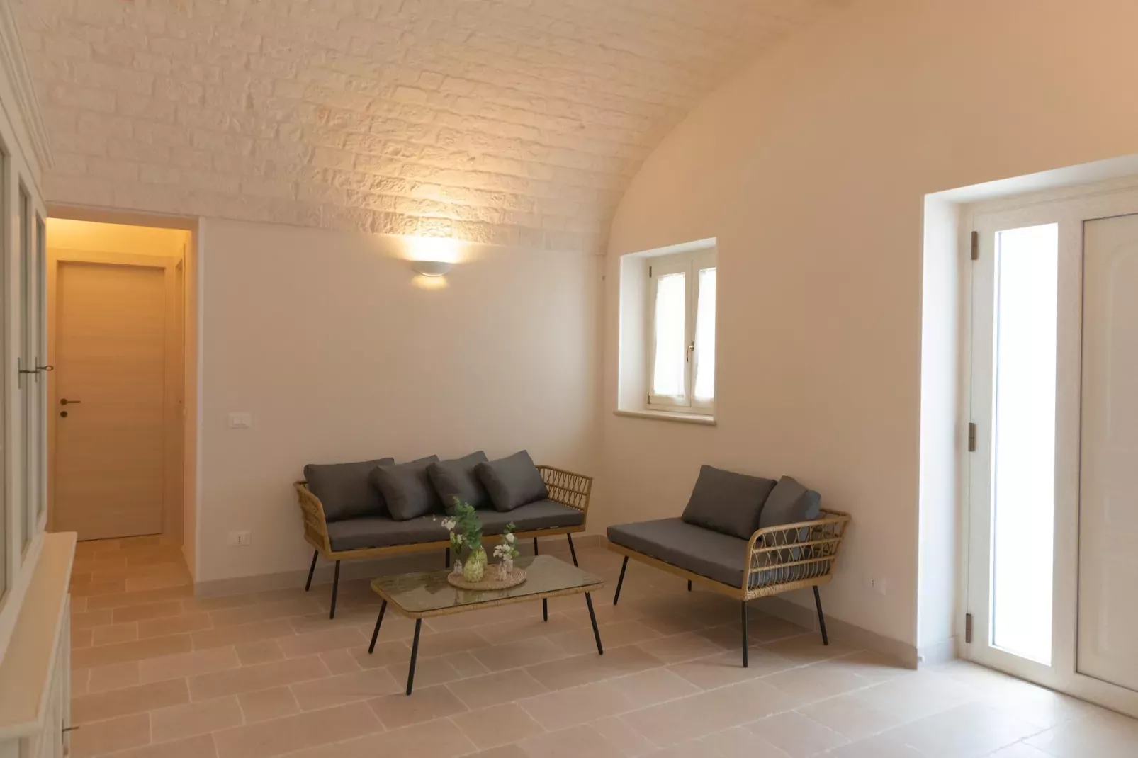 Dimora San Galaro in Ostuni-Woonkamer