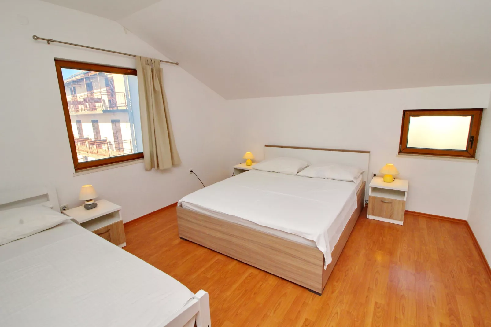 Apartments Marković Orebić- One Bedroom Apartment with Terrace and Sea View (A3)-Slaapkamer