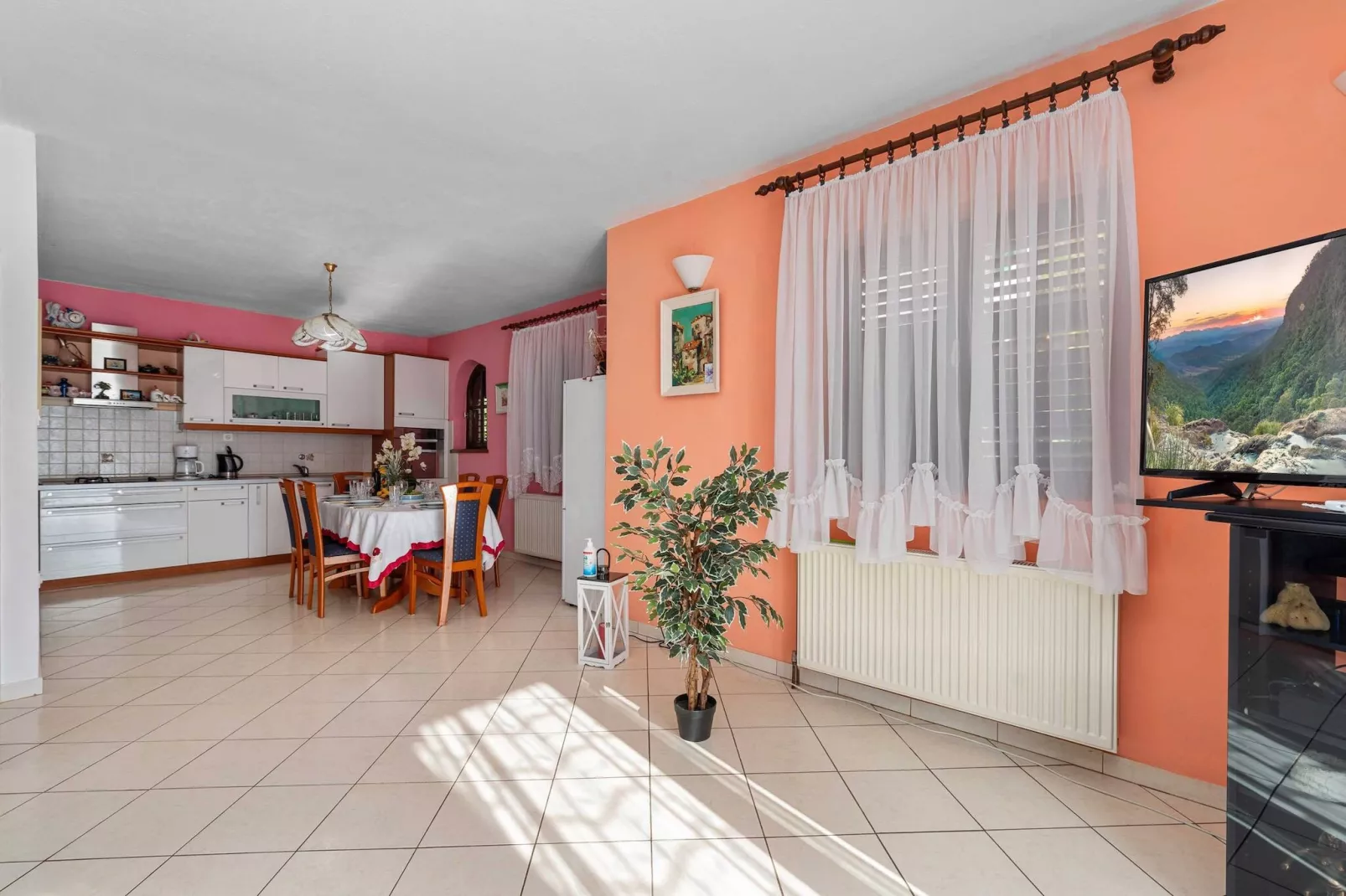 Apartments Barbarella - Two Bedroom Apartment A1-Woonkamer