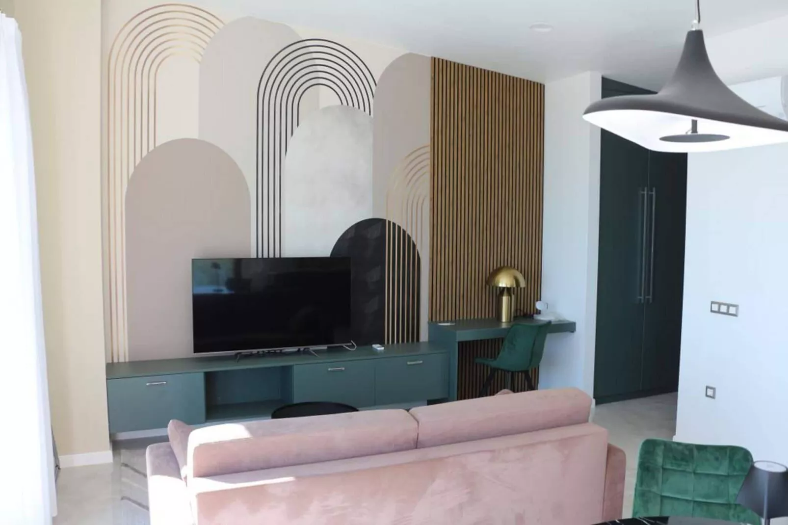 Apartments Marvi - one bedroom apartment (Right)-Woonkamer