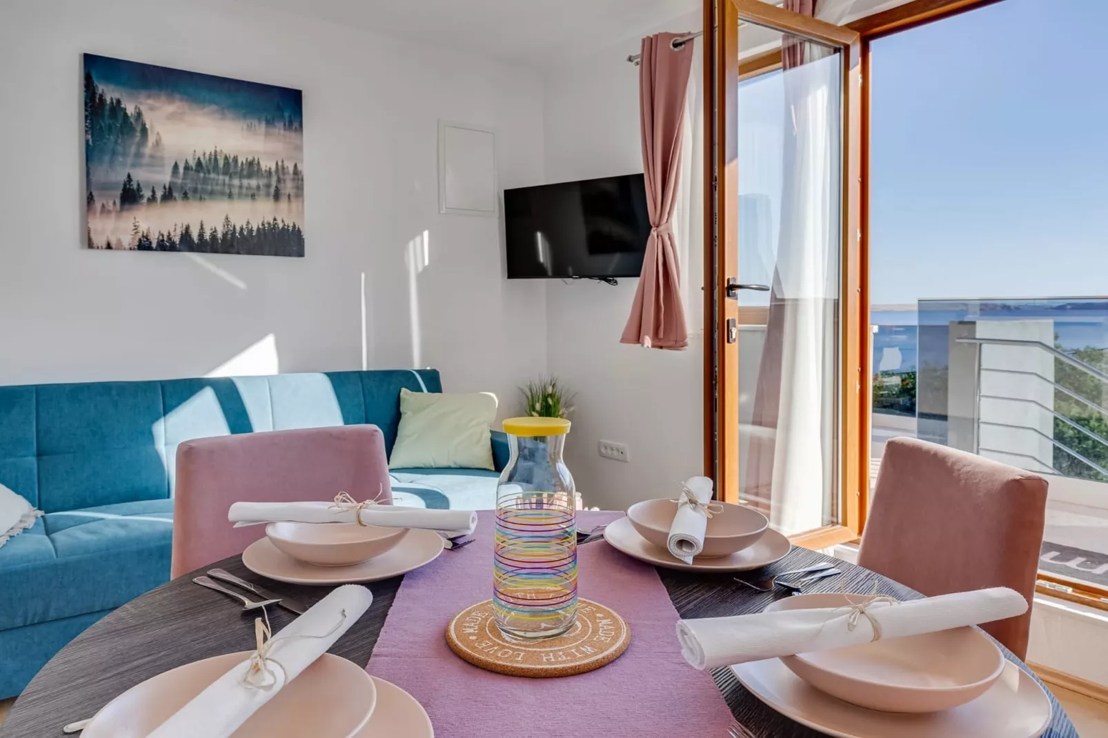 Apartments Rina - one bedroom apartment A2-Eetkamer