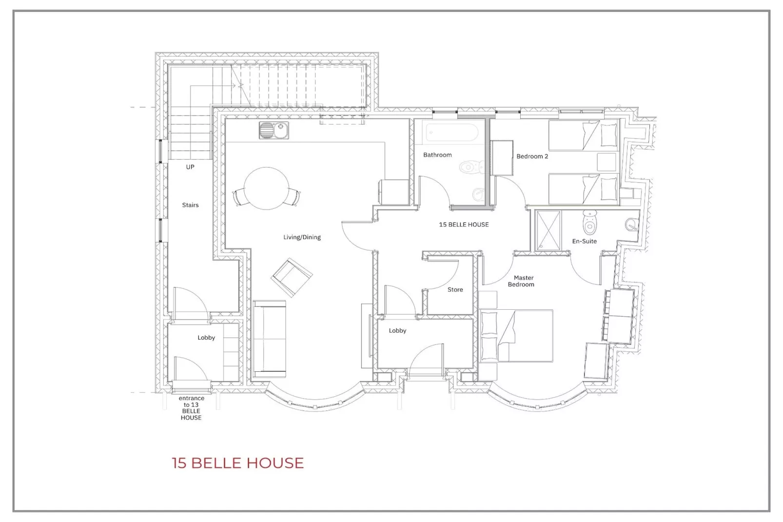 No.15, Belle House-Plattegrond