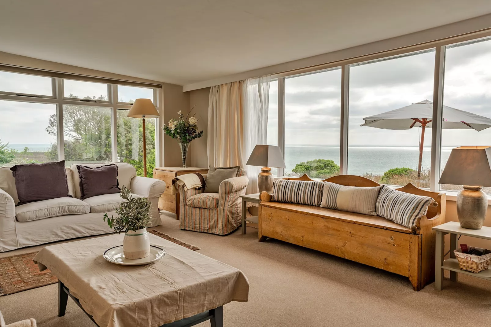 Lesceave Cottage-Woonkamer