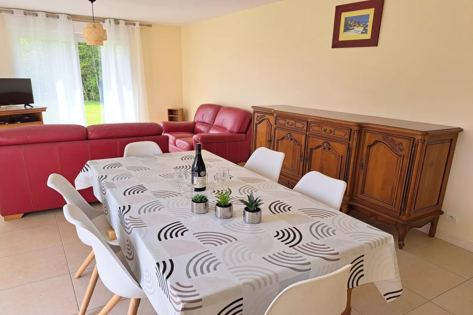 Maison de vacances Hanvec-Eetkamer