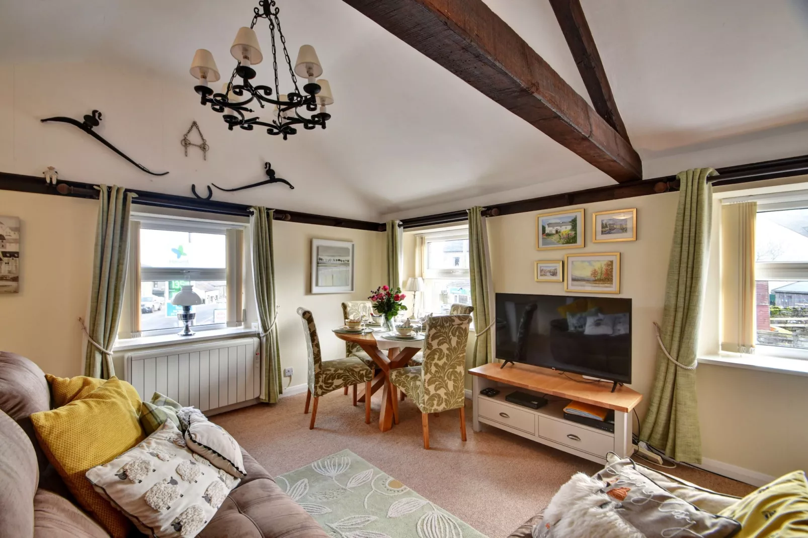 Dales Barn Top-Woonkamer