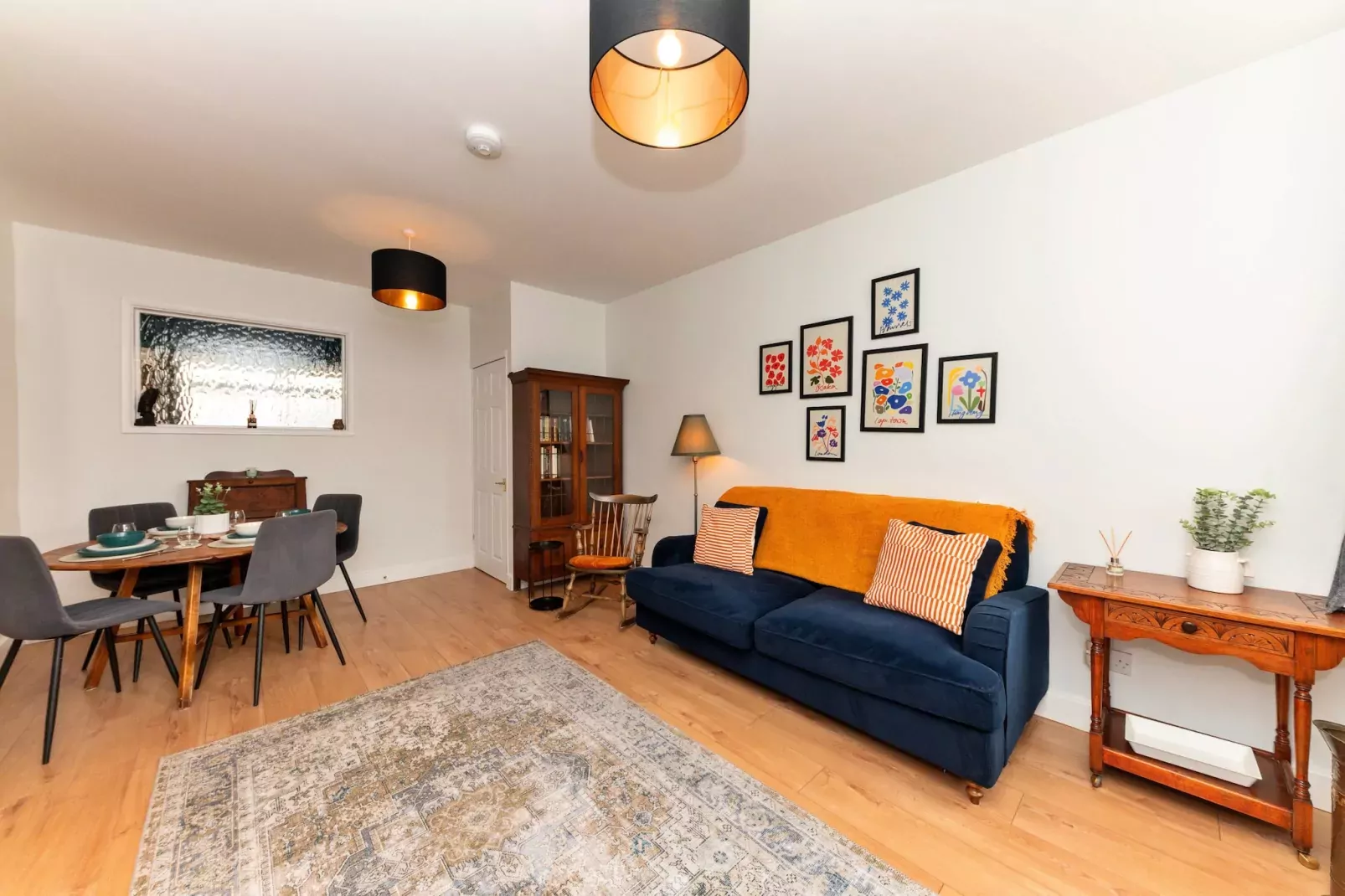 Sheila's Cottage-Woonkamer