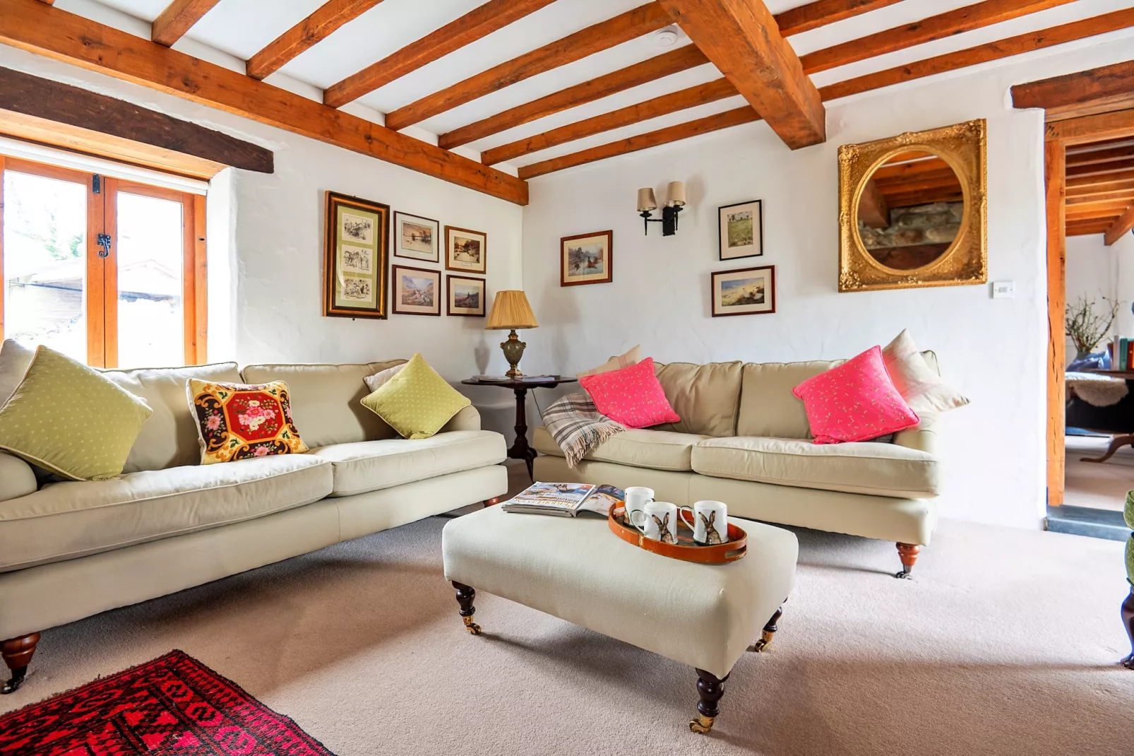 The Barn at Tyddyn-y- Felin-Woonkamer