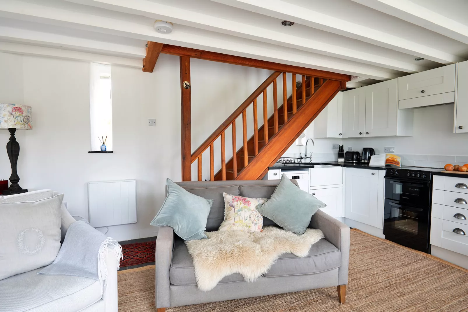 The Coach House at Tyddyn-y-Felin-Woonkamer
