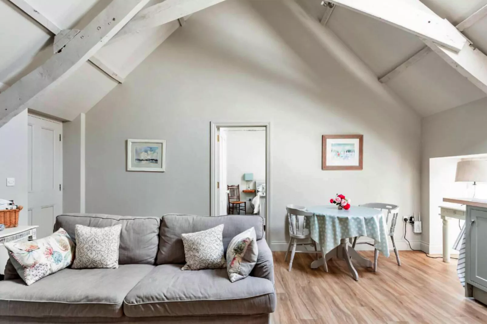 The Hayloft at Yealmpton-Woonkamer