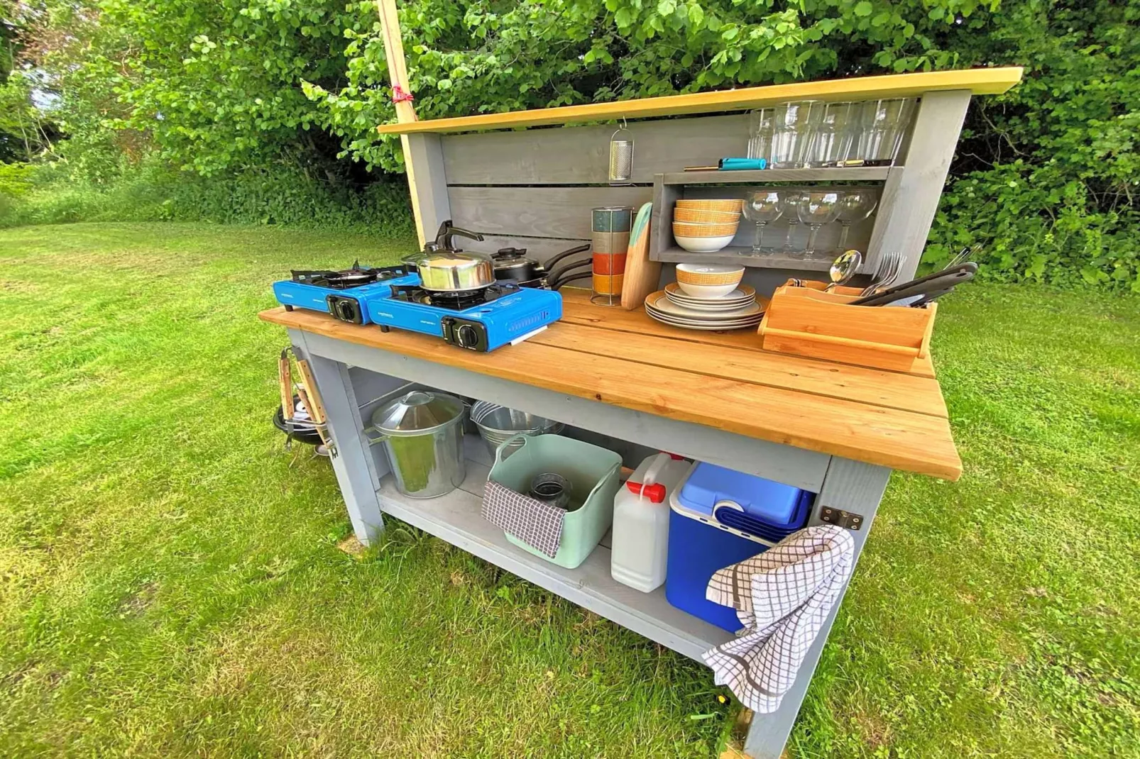 Lilypad Bell Tent-Keuken