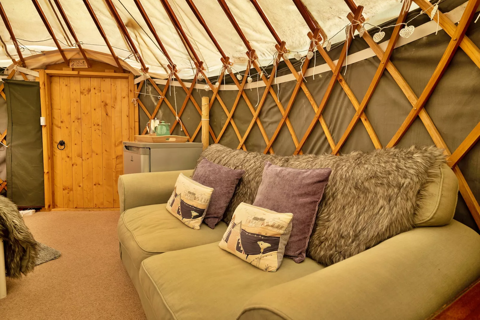 Heather Yurt-Slaapkamer