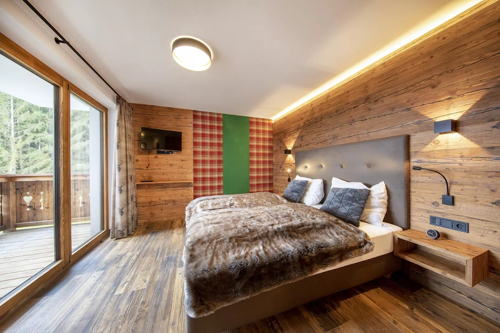 Nationalpark Chalet Gabelspitze-Slaapkamer