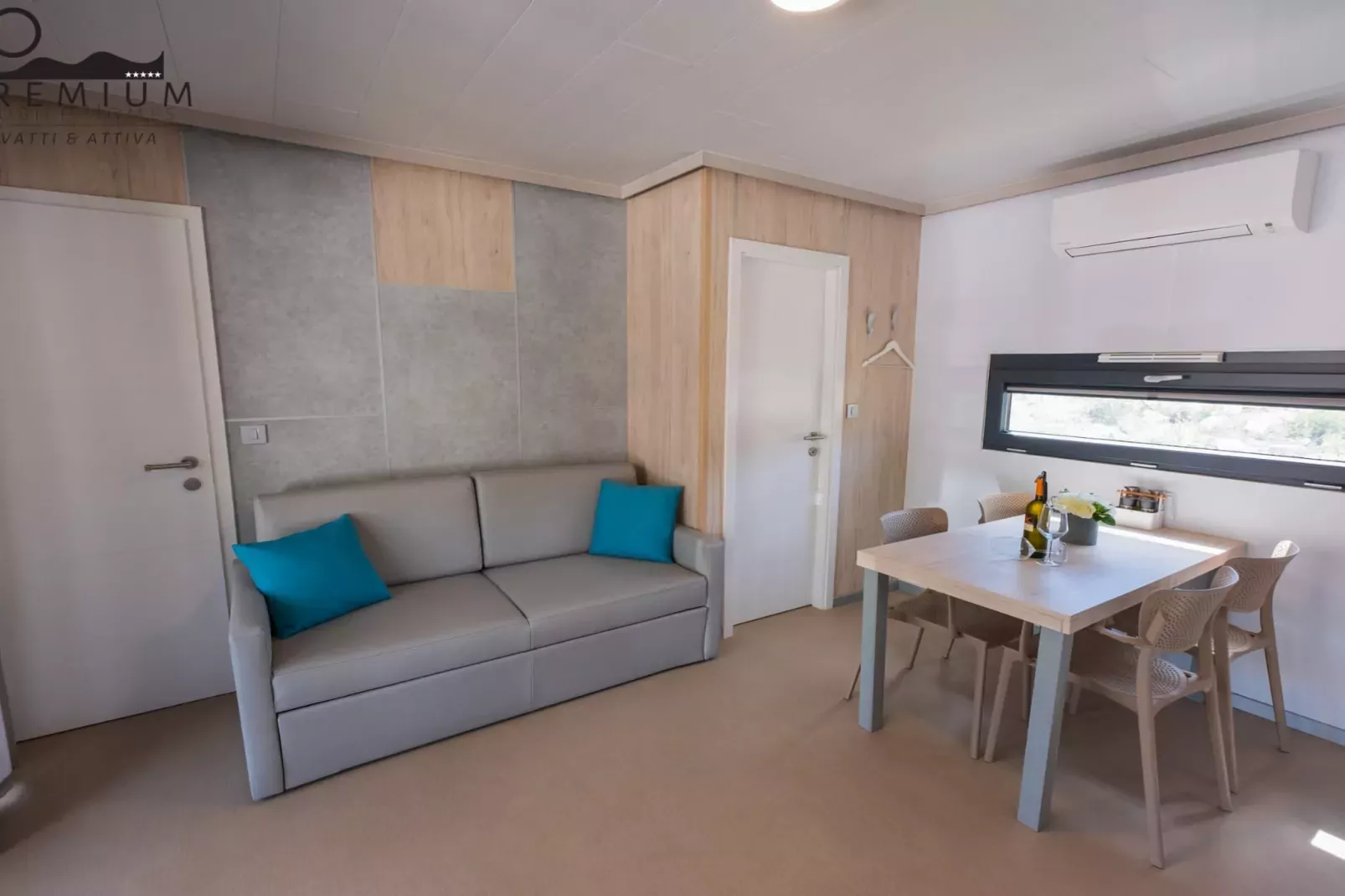 Charming Two-bedroom Mobile Homes Drage - Mobile Home with Sea View-Keuken