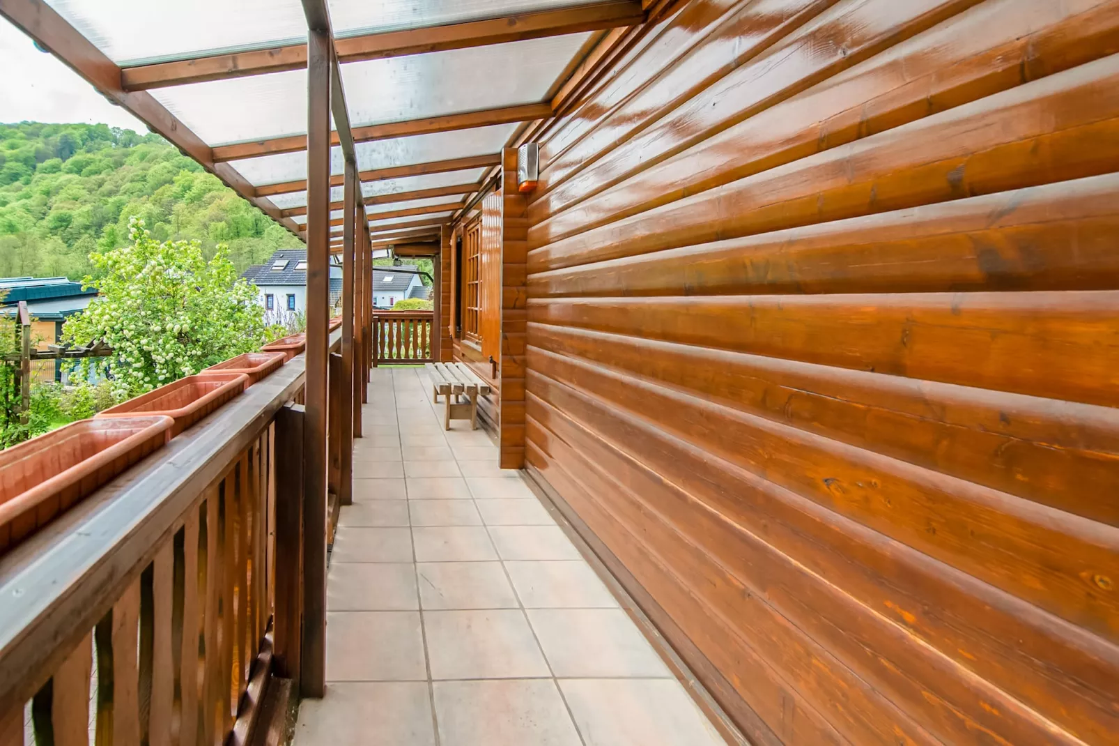 Studio voor twee Domaine Château Dieupart-Terrasbalkon
