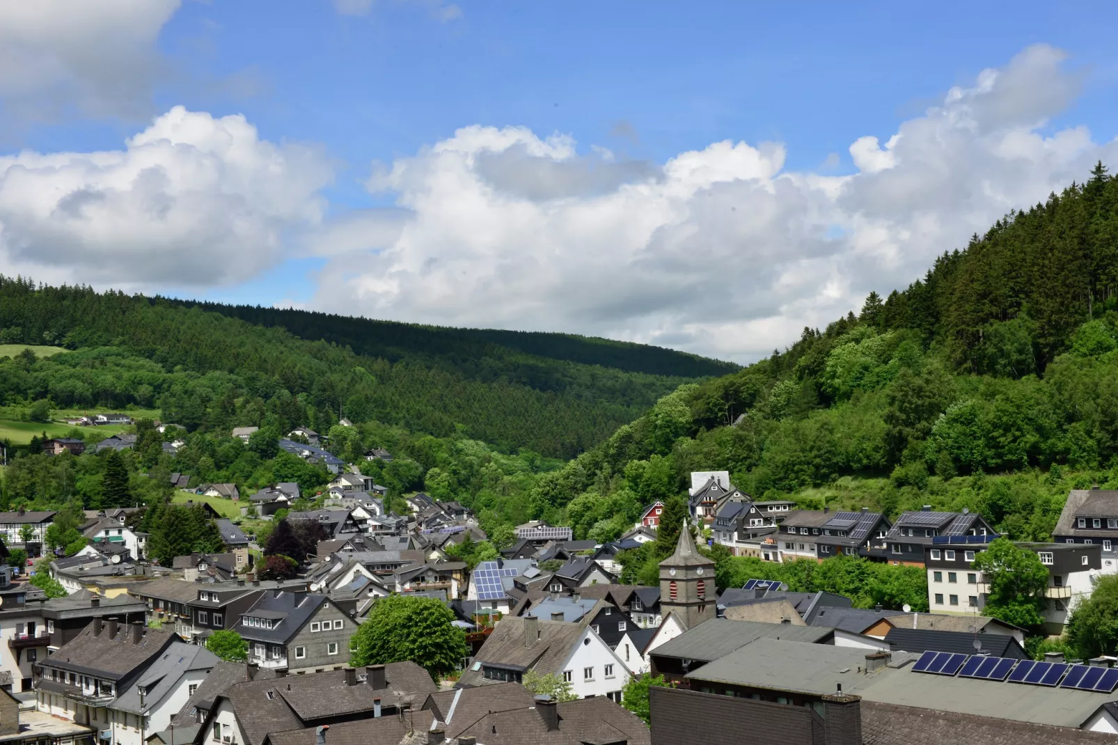 Residenz Mühlenberg-Gebieden zomer 1km