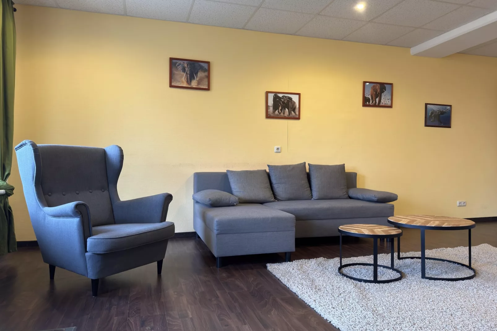 Residence Park am Schweriner See / 2-Raum-App im 2 Stock 60 qm-Woonkamer