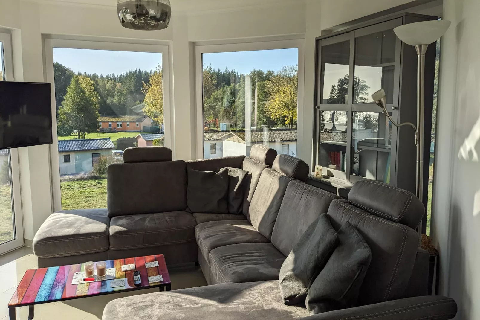 Ferienwohnung Seeblick-Woonkamer