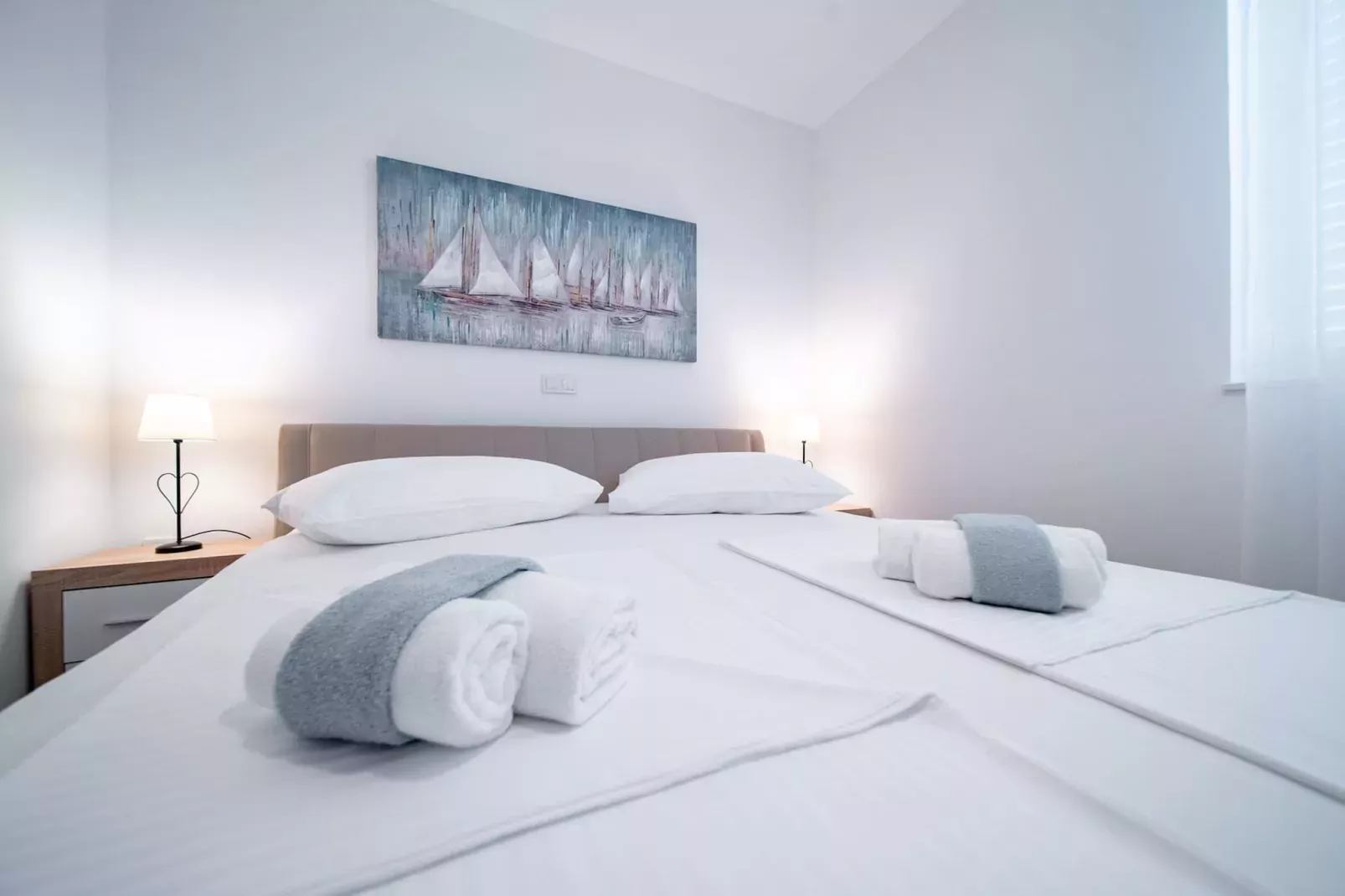Villa Guliva - Apartment Blue Sea with Sea View-Slaapkamer