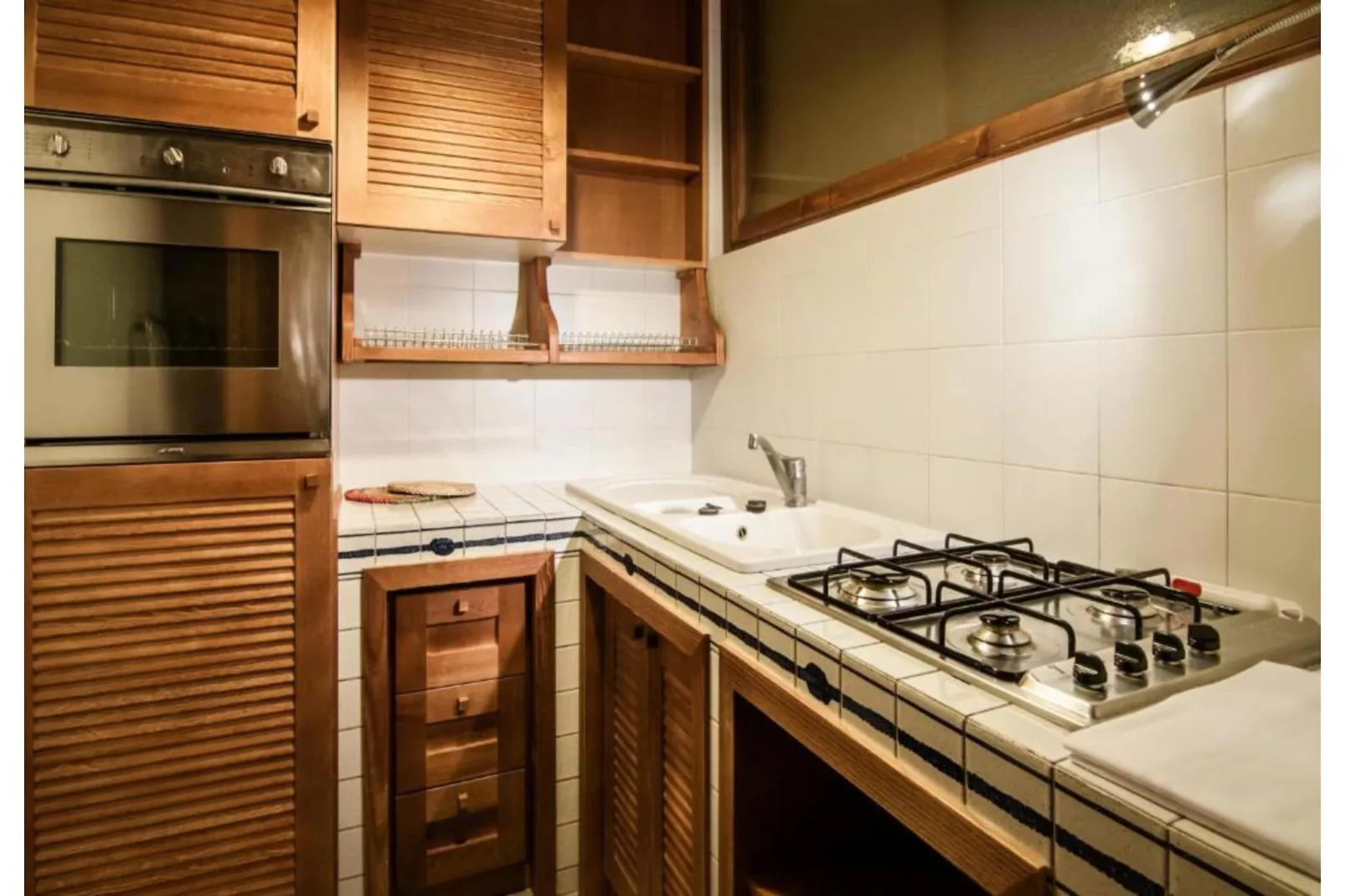 ROCCAMARE RESORT 1-Zi-App Studio Deluxe BK/TE 28 qm-Keuken