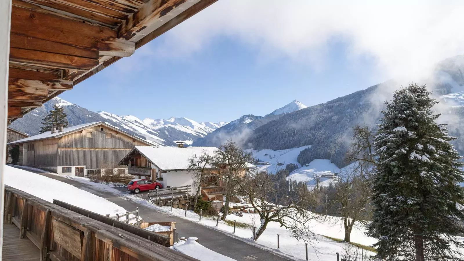 Tirola Chalet Alpbach-Uitzicht winter