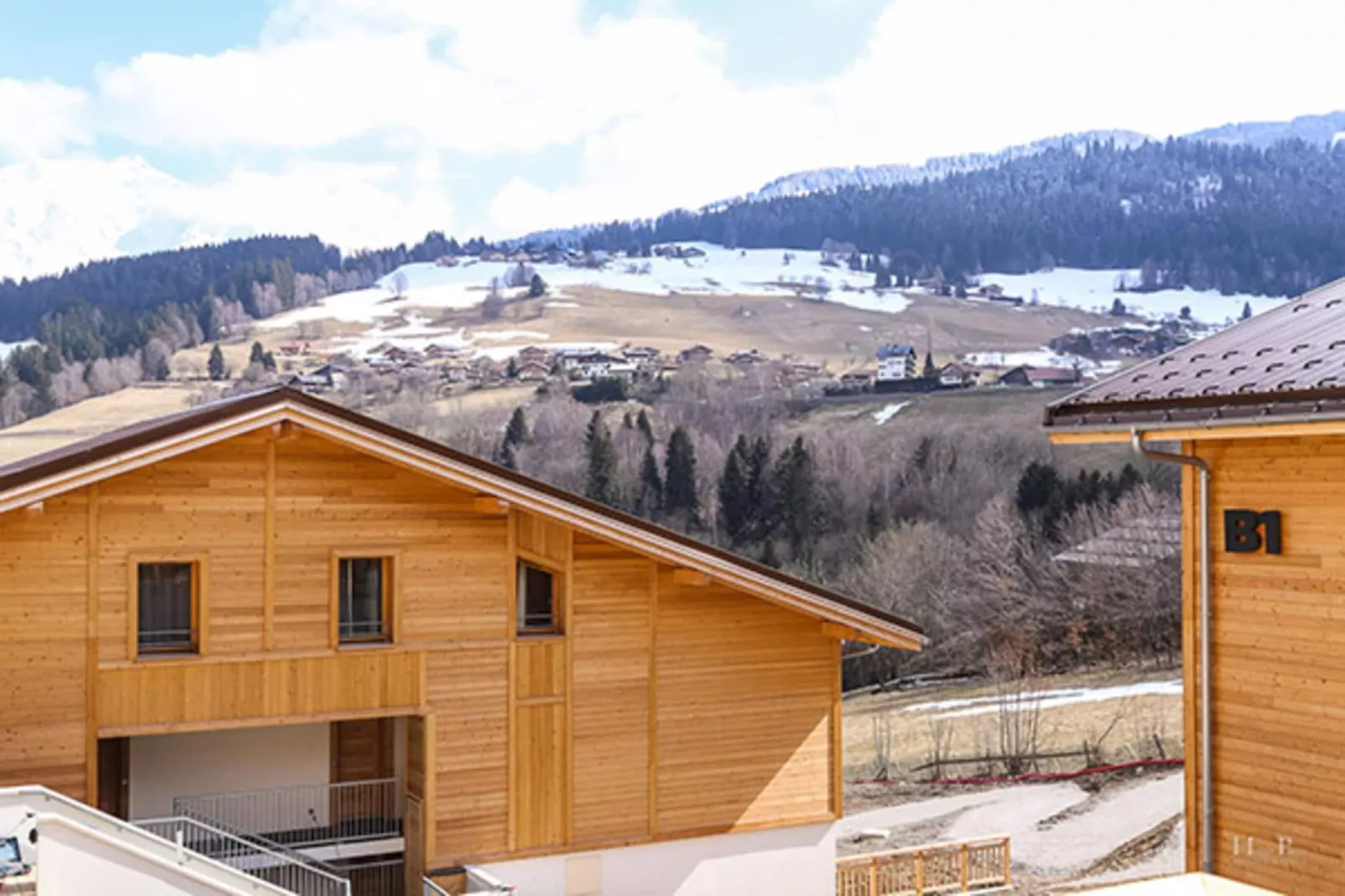COMBLOUX Les Fermes du Mont Blanc - A36P-Exterieur winter