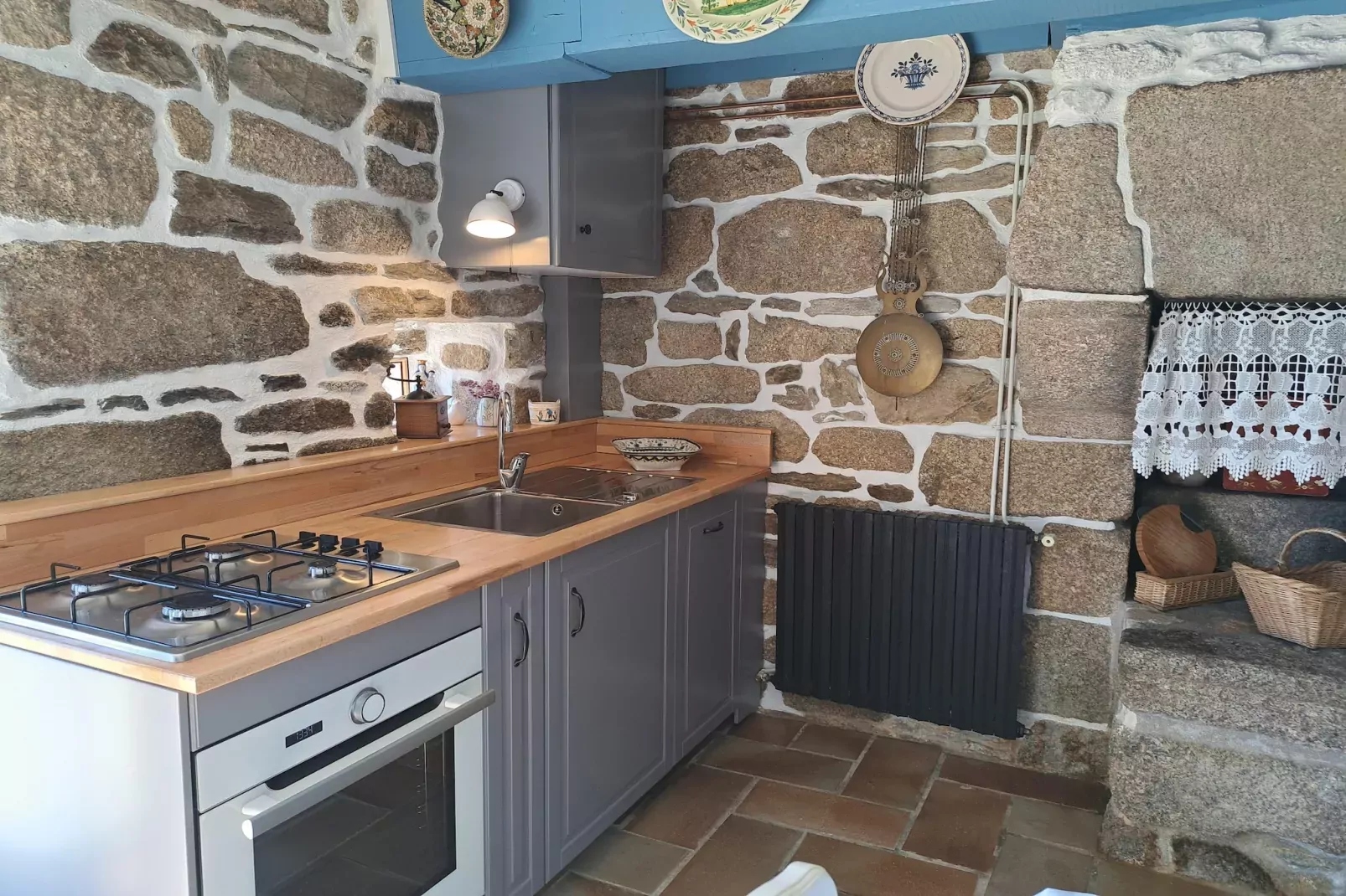 Granitsteinhaus in Strandnähe Trégunc-Keuken