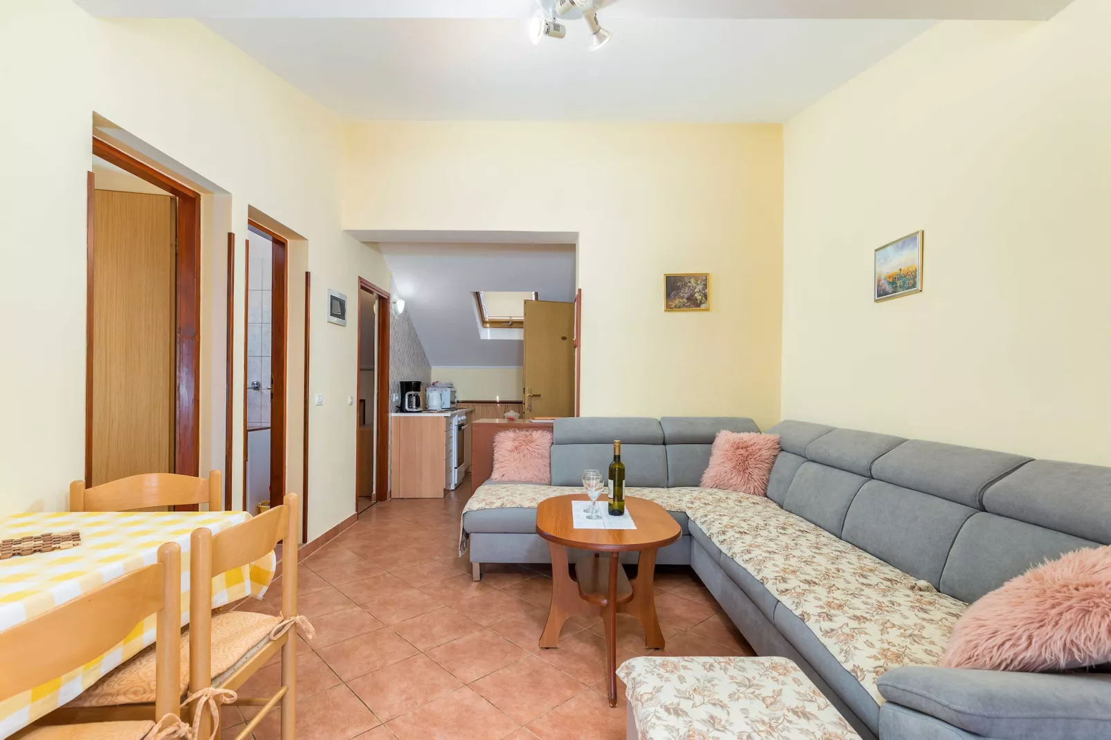 Villa Nada - Apartment A2-Woonkamer