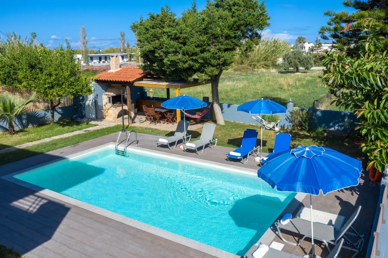 Spyros Villa Apartment 1-Zwembad