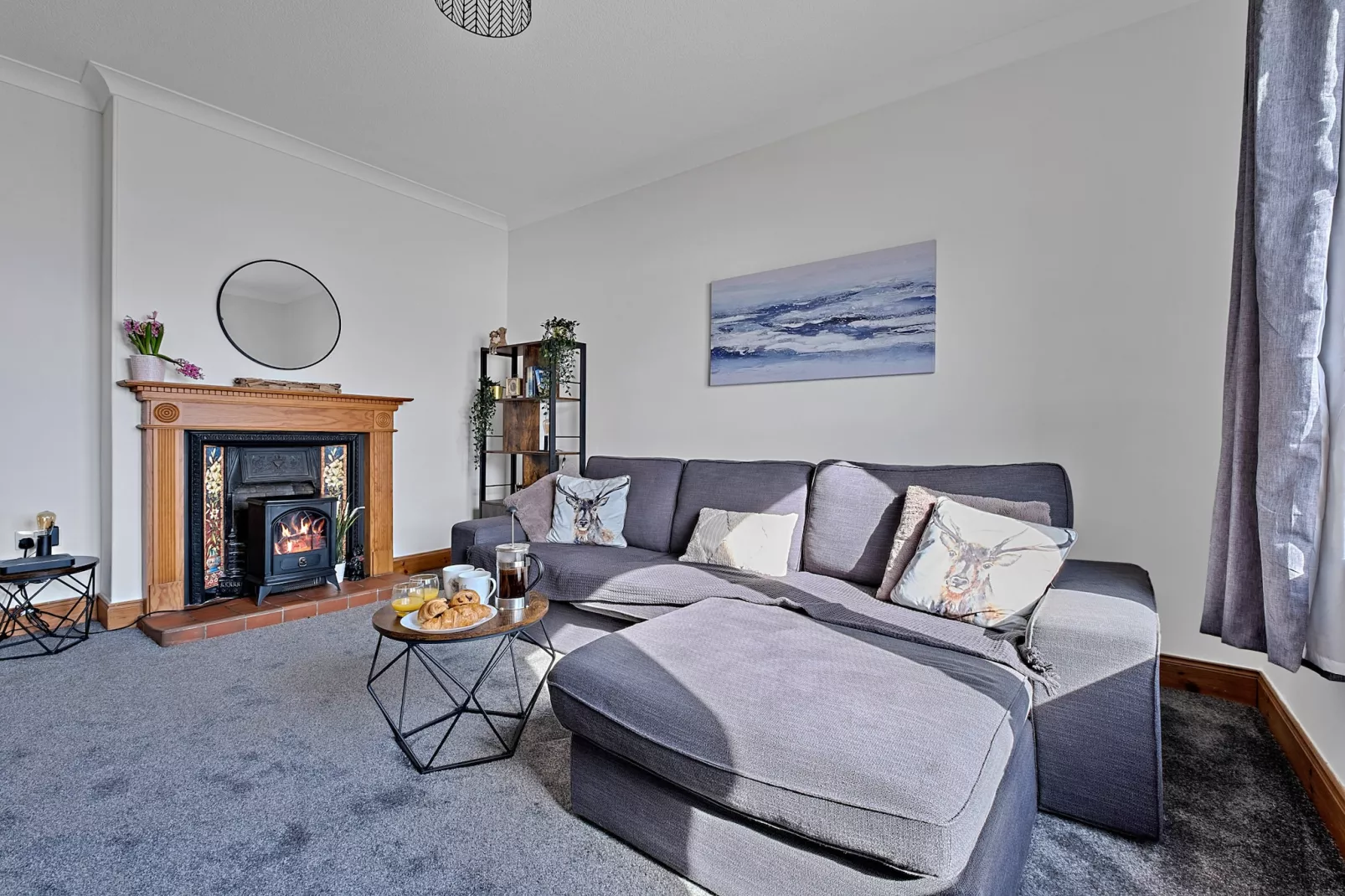 The Sea Cottage-Woonkamer