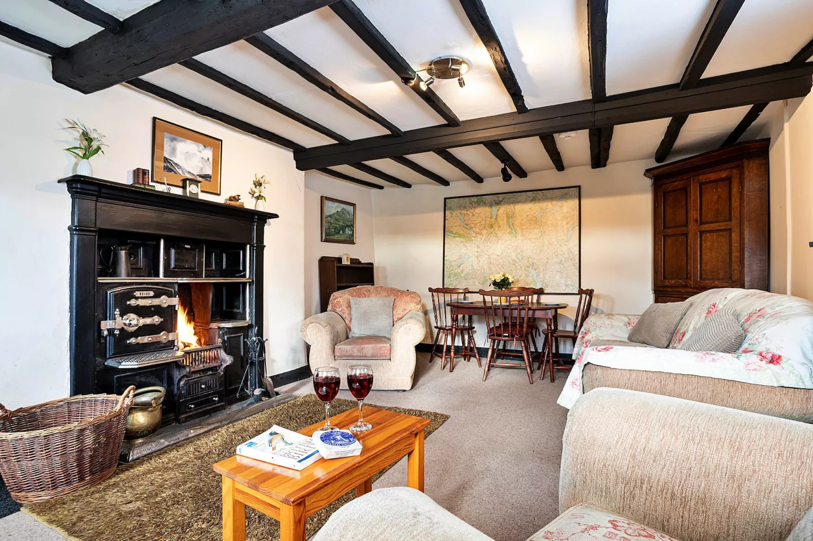 No.2 Town Head Cottages-Woonkamer