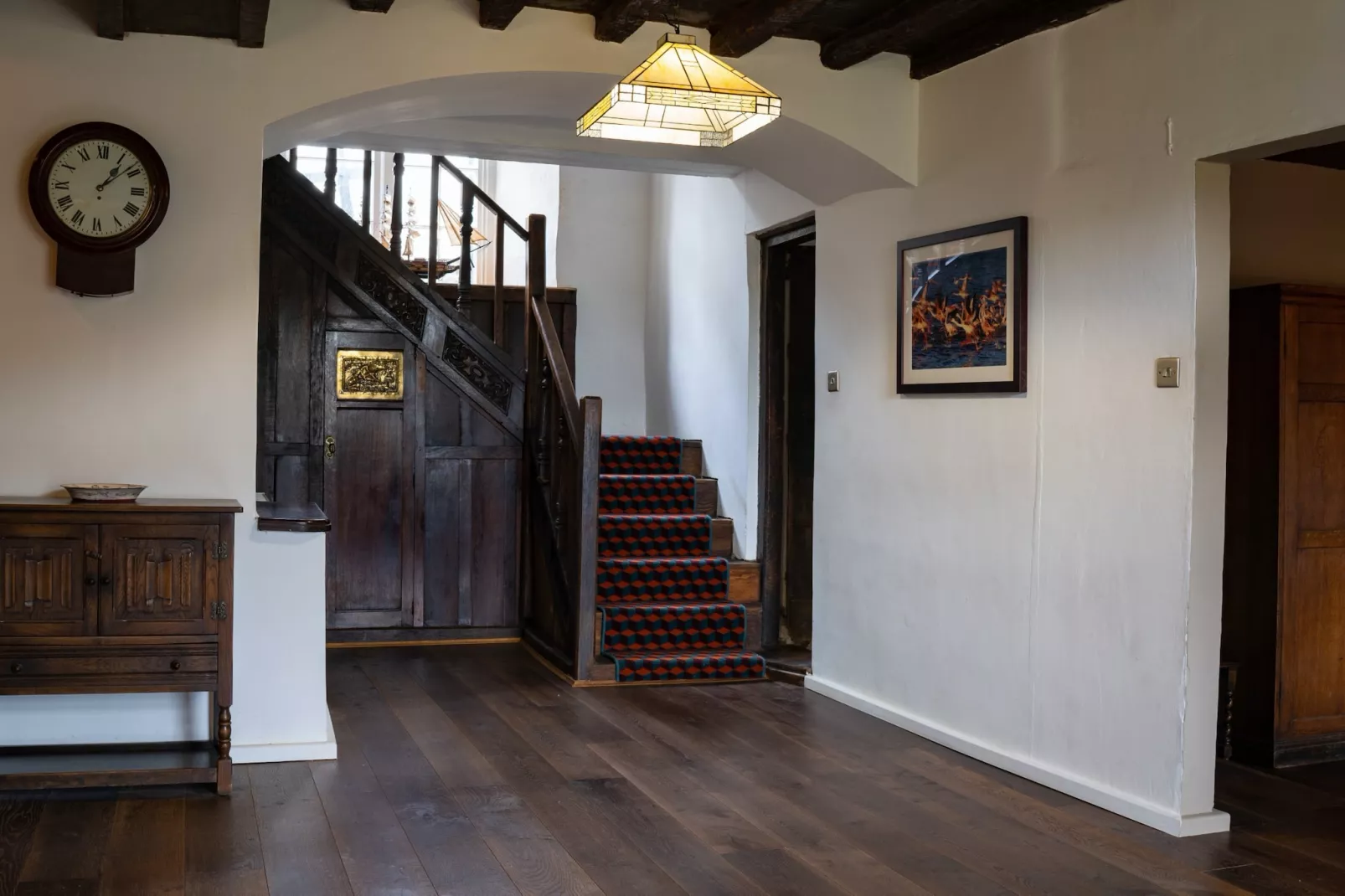 Lower Aylescott Farmhouse-Hal-ontvangst