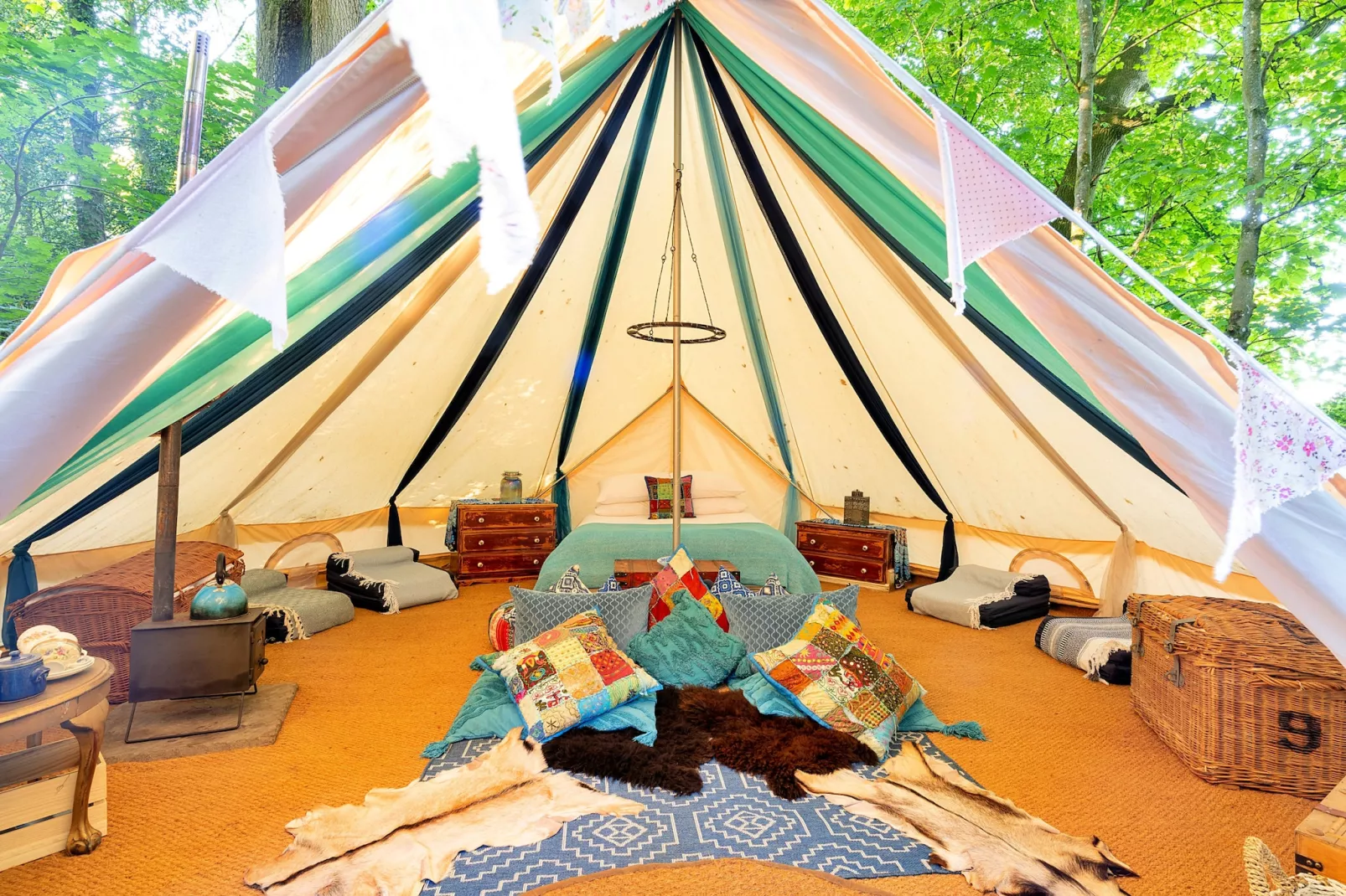 Moroccan Bell Tent-Slaapkamer