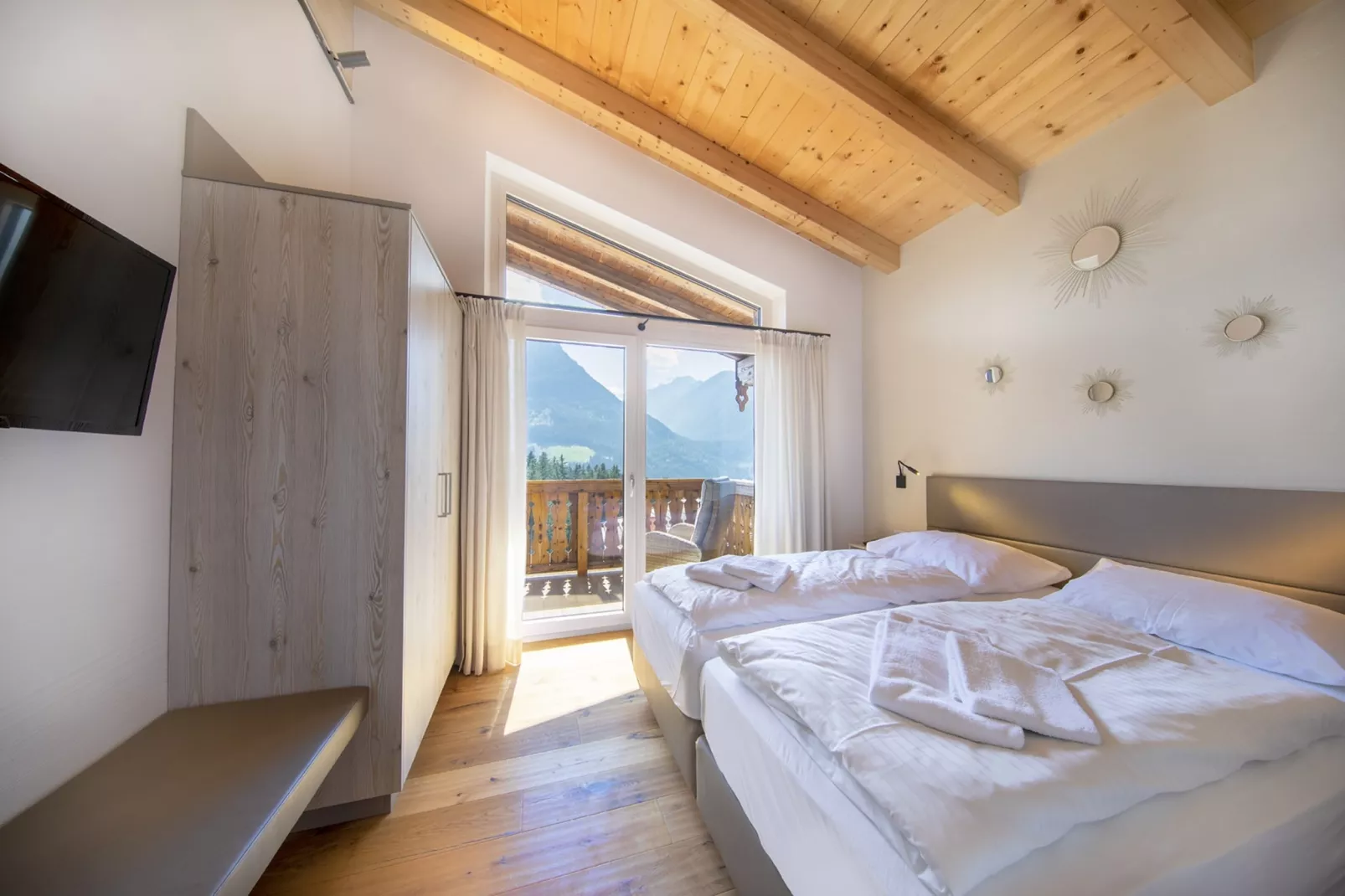 Nationalpark Chalet Pillewizer-Slaapkamer
