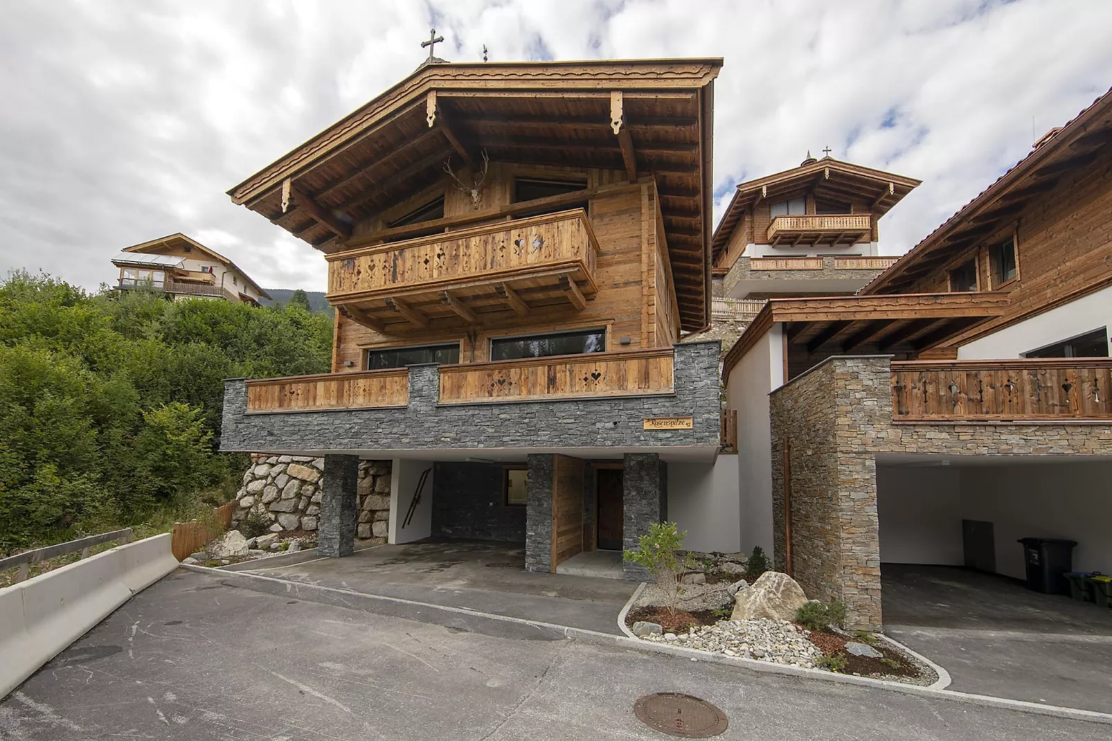 Nationalpark Chalet Rosenspitze-Buitenkant zomer