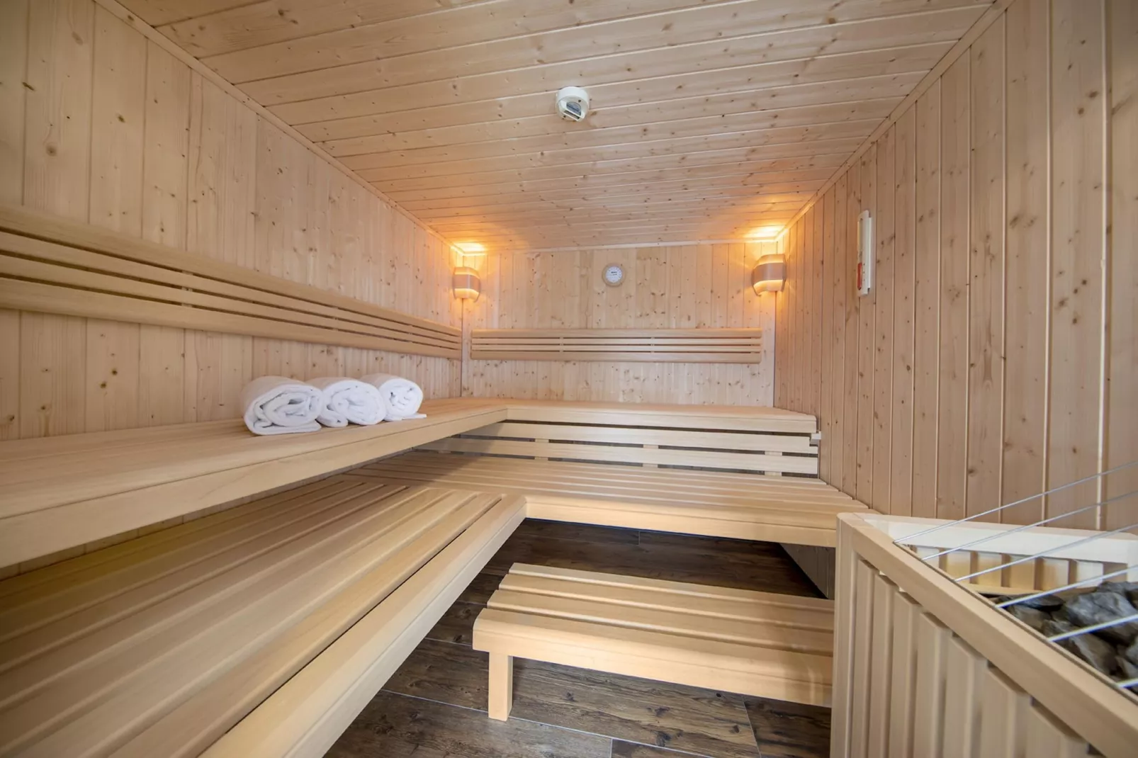 Nationalpark Chalet Malhamhorn-Woonkamer