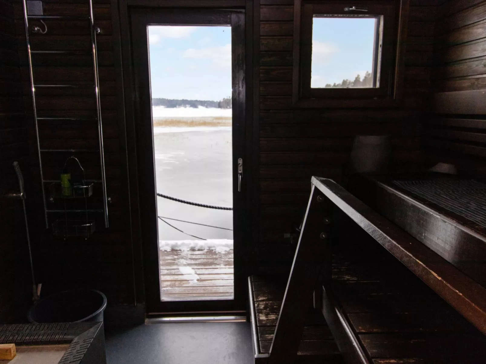 Sauna boat haikara-Binnen