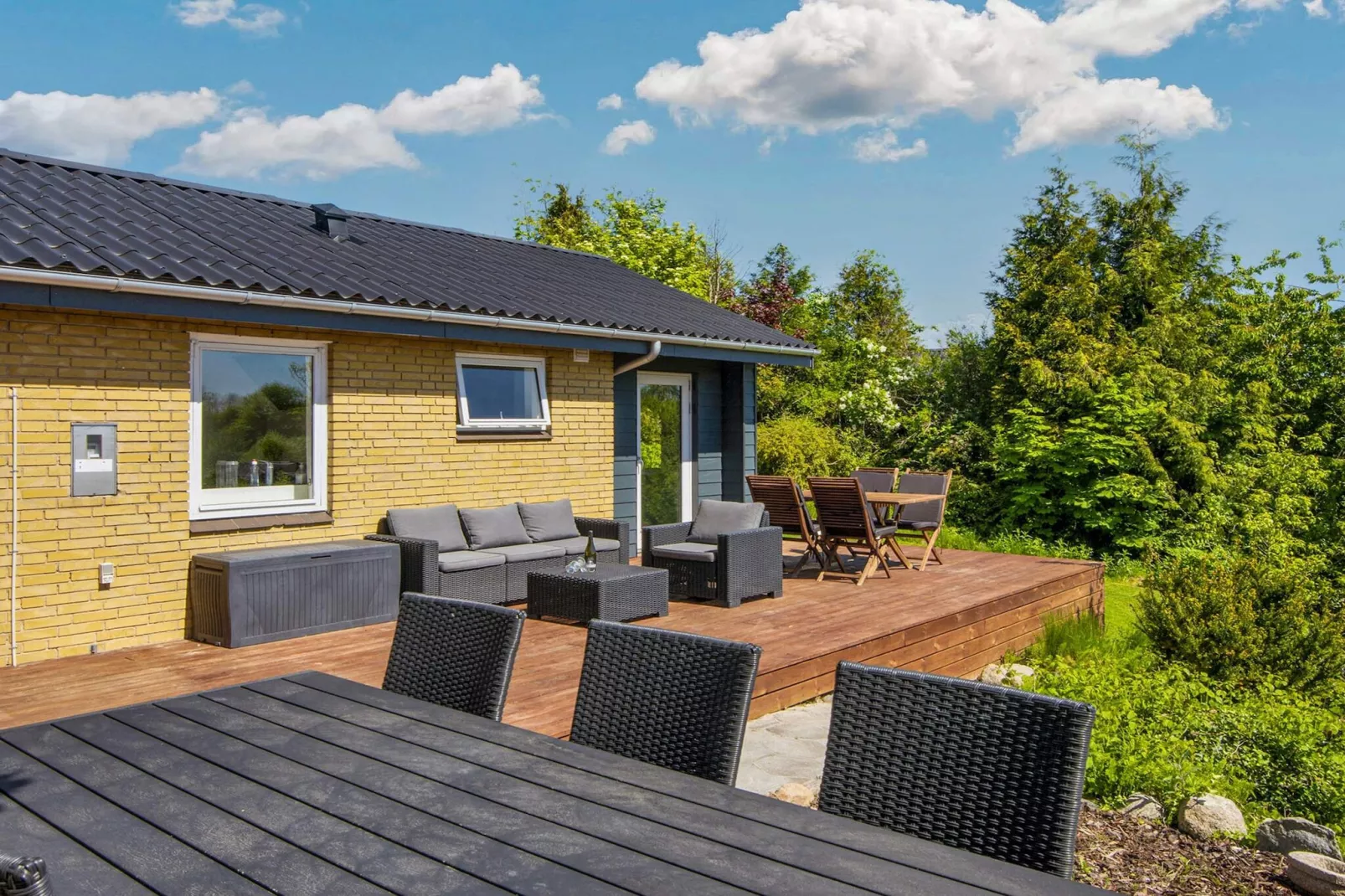 8 persoons vakantie huis in Rønde-Uitzicht