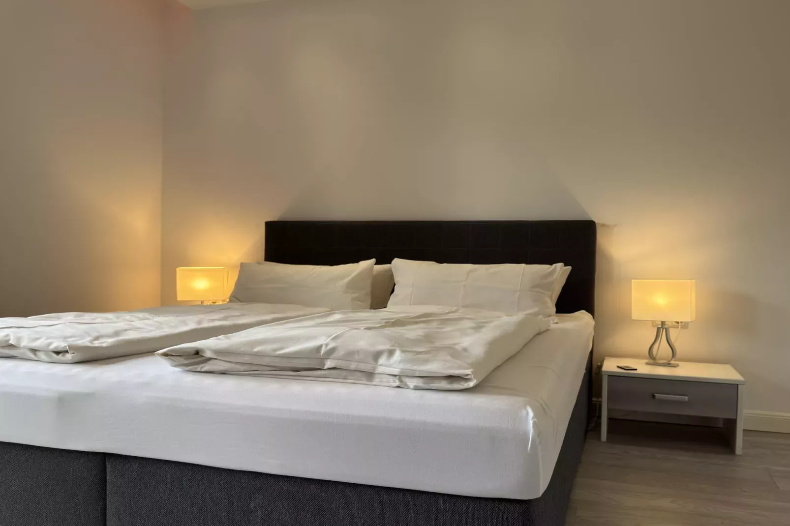 Apartment im alten Bahnhof-Slaapkamer