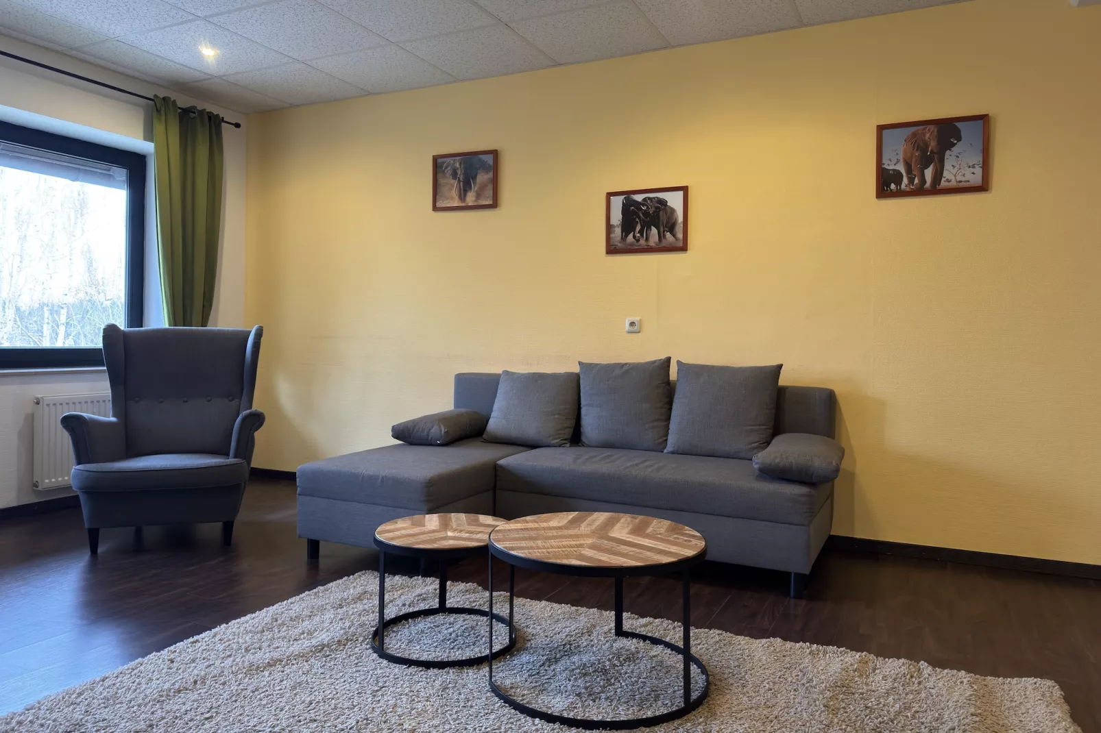 Residence Park am Schweriner See / 2-Raum-App im 2 Stock 60 qm-Woonkamer