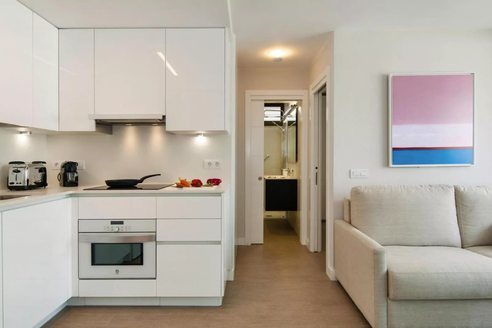 Apartamento de Playa Siesta 21 San Augustin - 2 Pax-Woonkamer