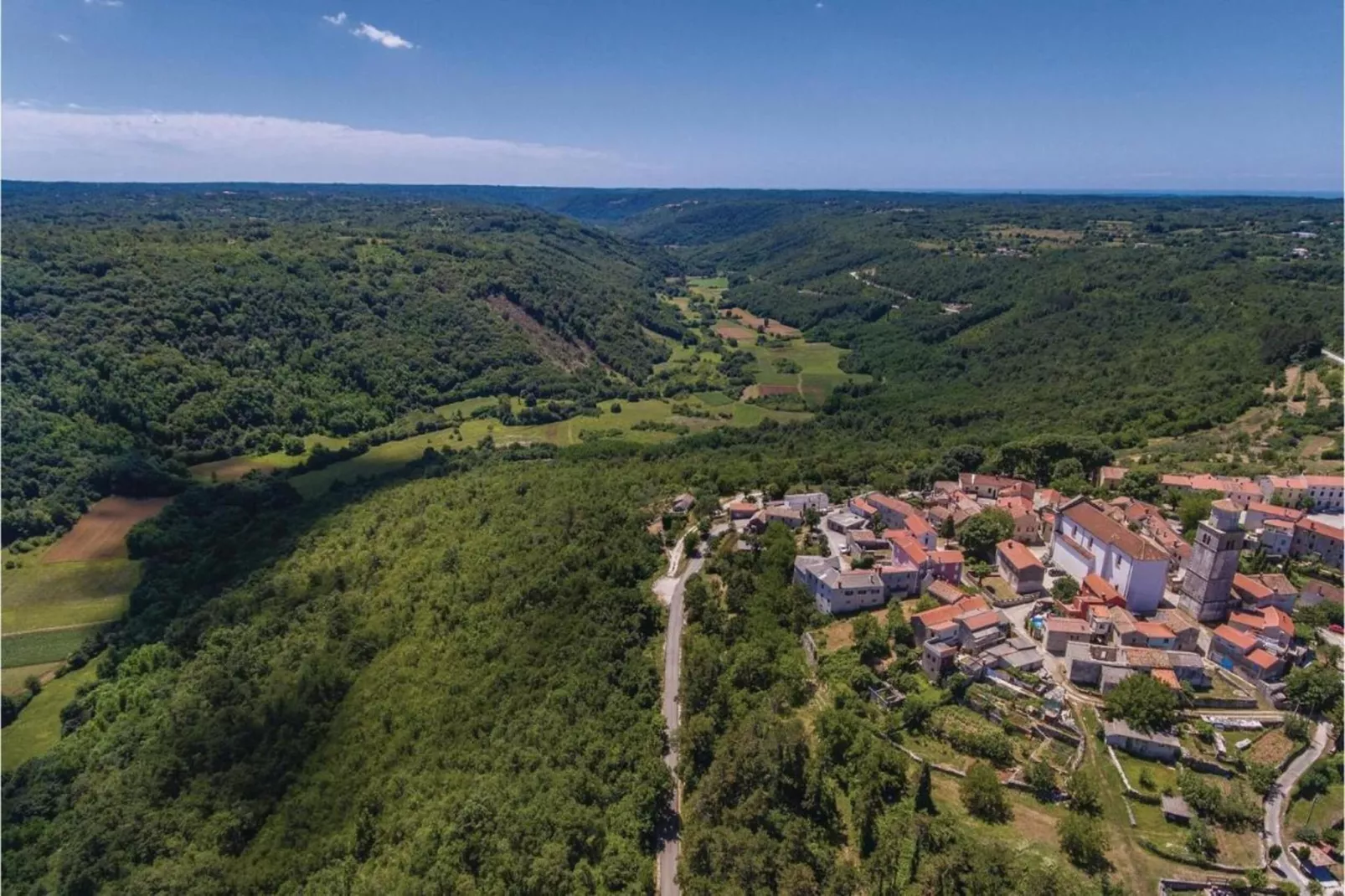 Villa Rosa-Gebieden zomer 20km