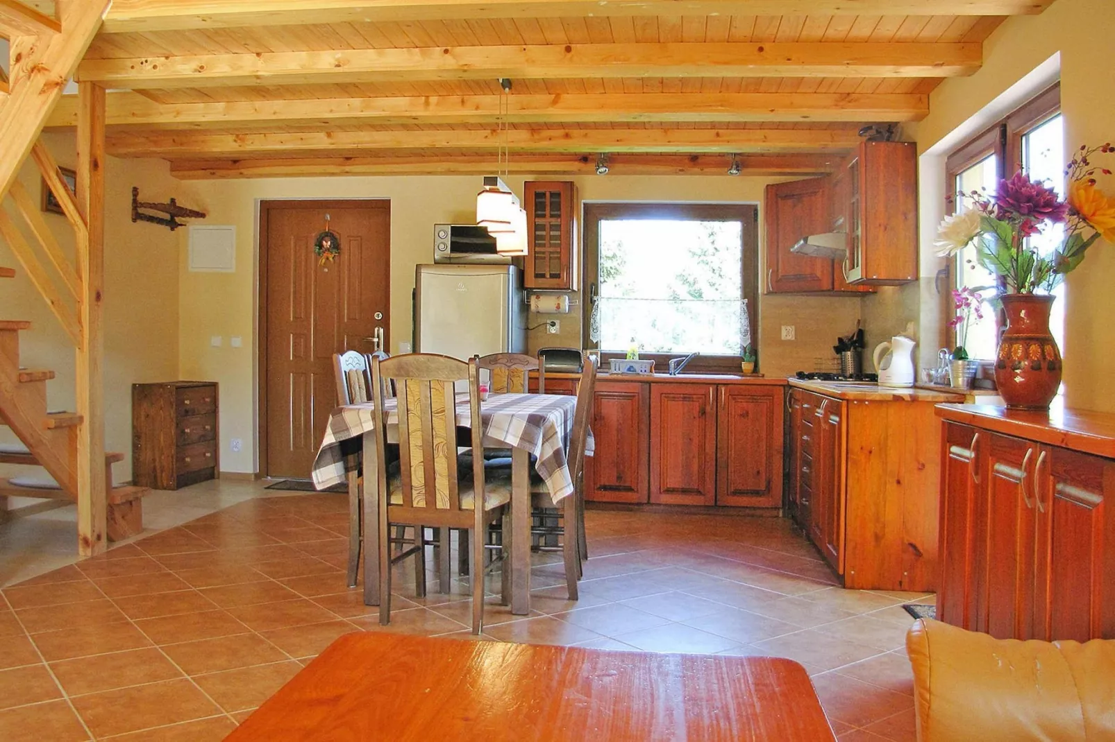 Holiday home Wilkasy-Eetkamer