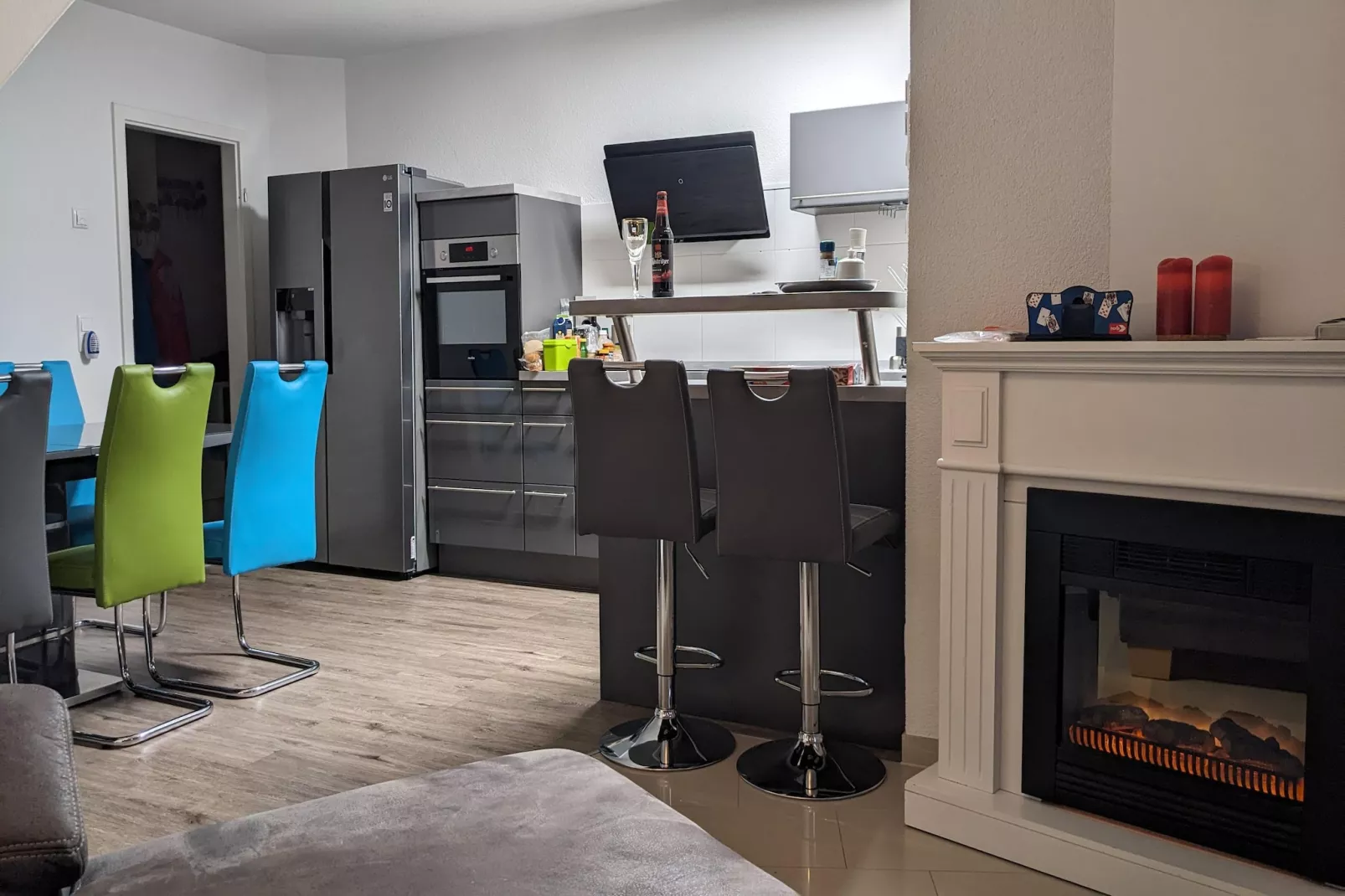 Ferienwohnung Seeblick-Woonkamer
