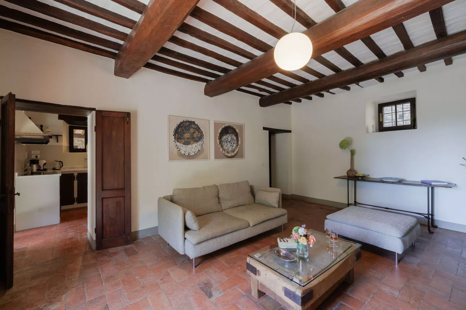 Villa delle Rose-Woonkamer