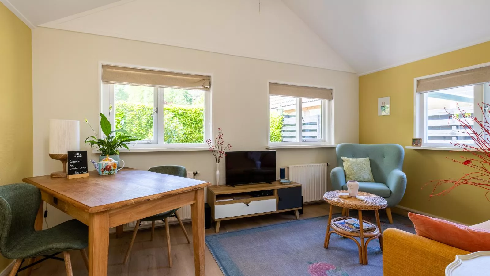 De Groeter Lodge-Woonkamer