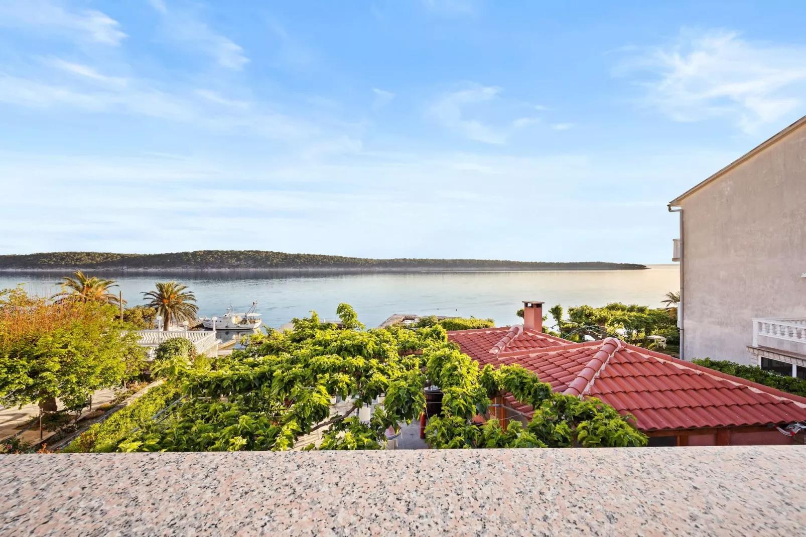 Apartments Jurica - Apt Ana with Sea View,-Terrasbalkon